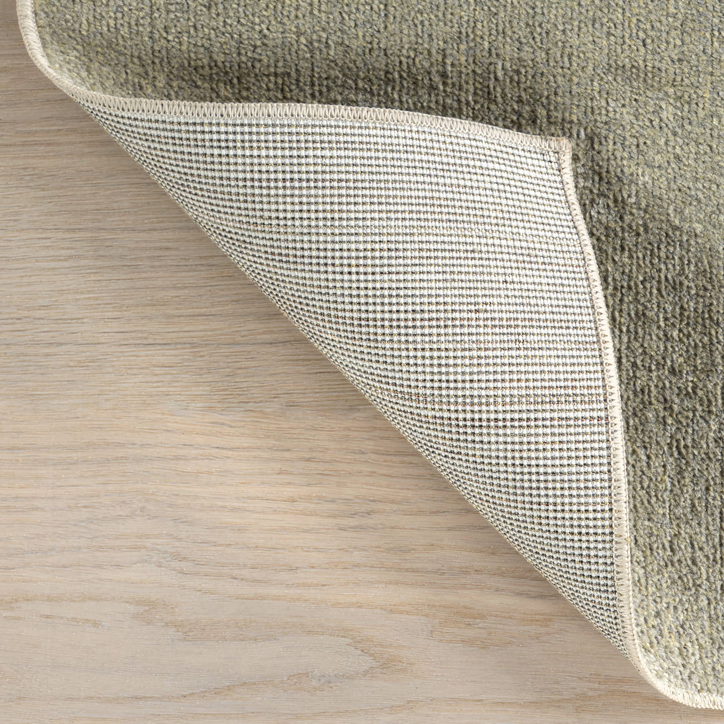 Nori Lustered Solid Washable Rug | Sage Green - Image 7