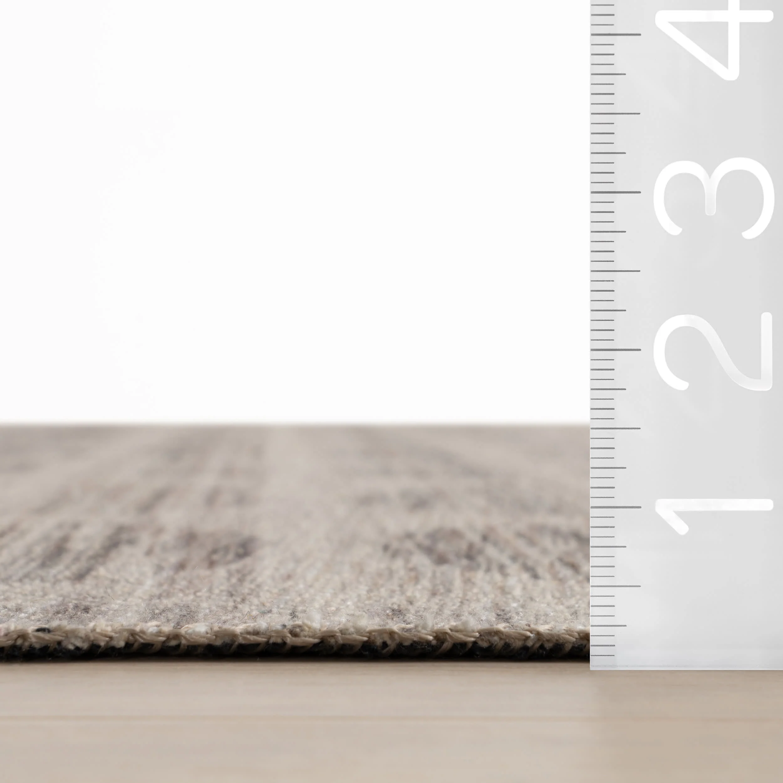 Nouran Modern Geometric Washable Rug | Brown - Image 6