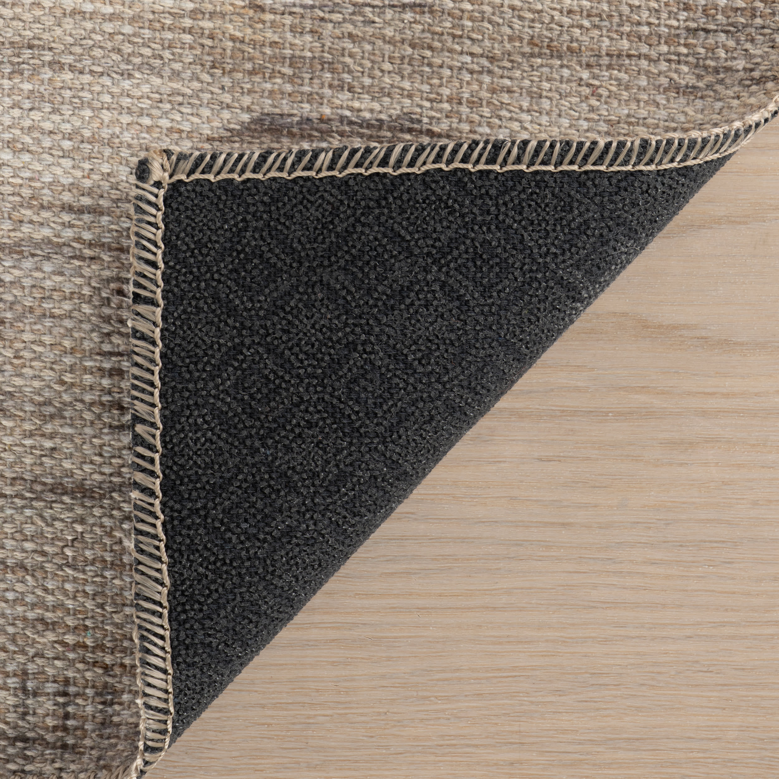 Nouran Modern Geometric Washable Rug | Brown - Image 8