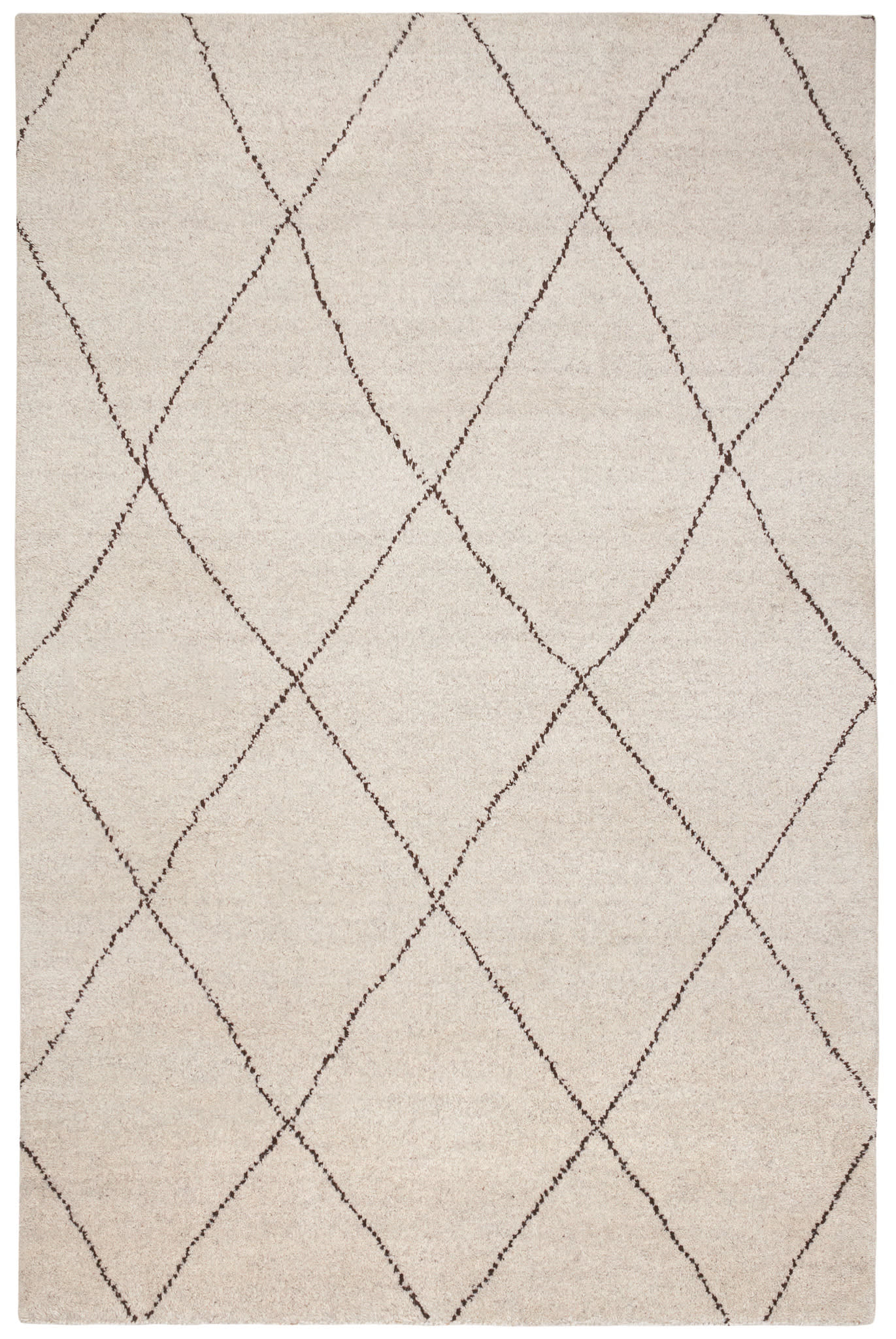 Numa Hand Knotted Wool Rug | Charcoal