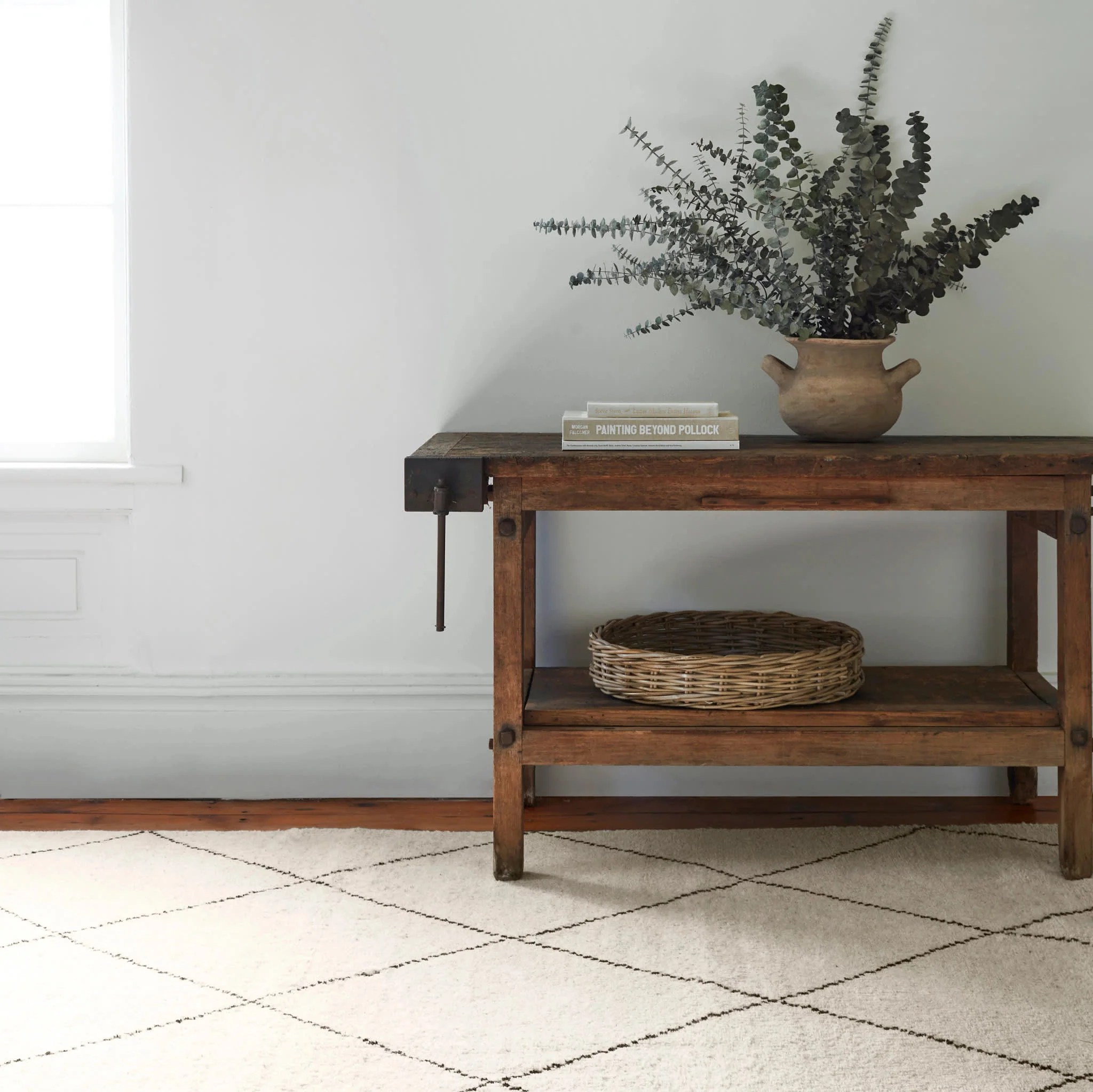 Numa Hand Knotted Wool Rug | Black - Image 4