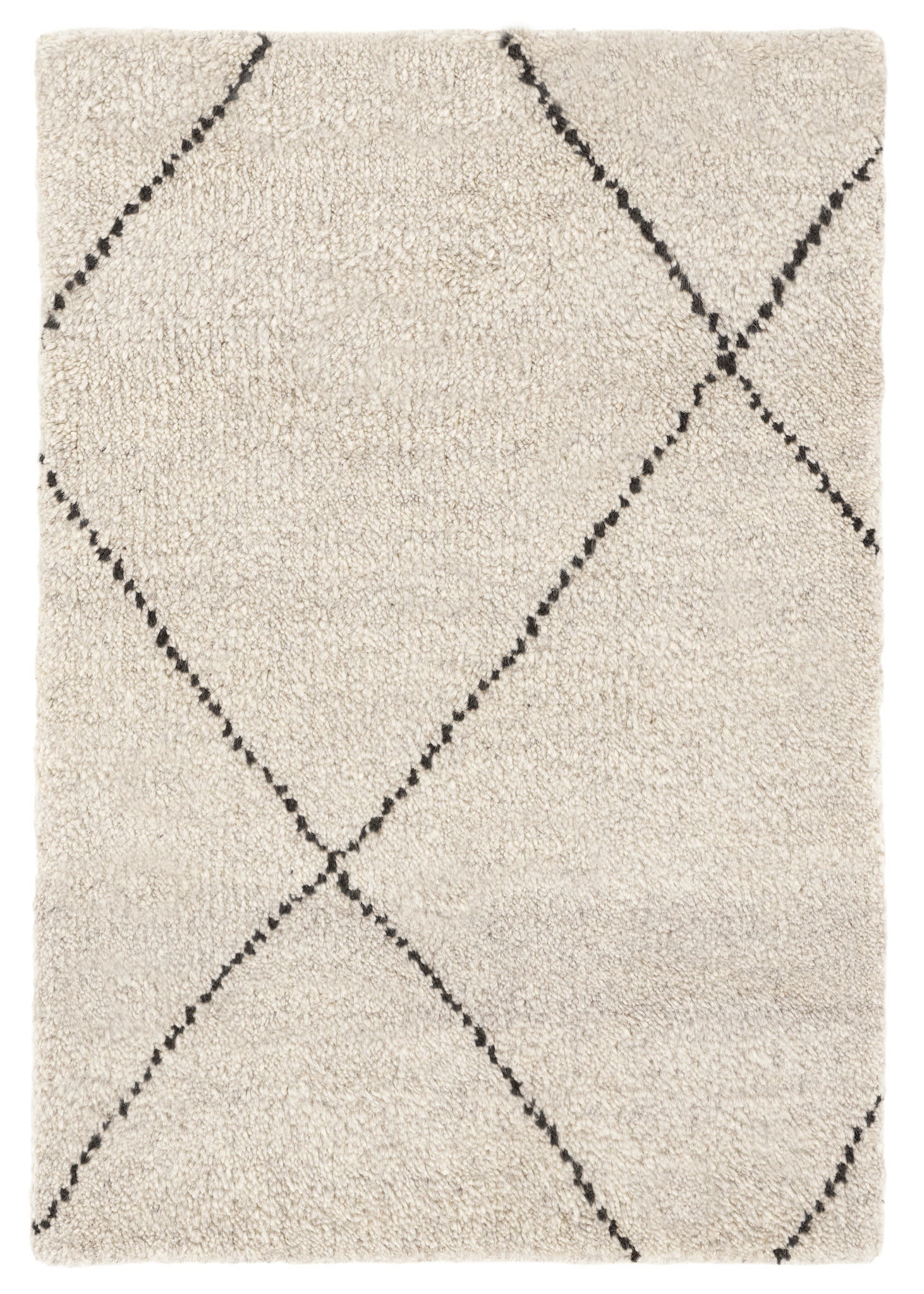 Numa Hand Knotted Wool Rug | Black - Image 7