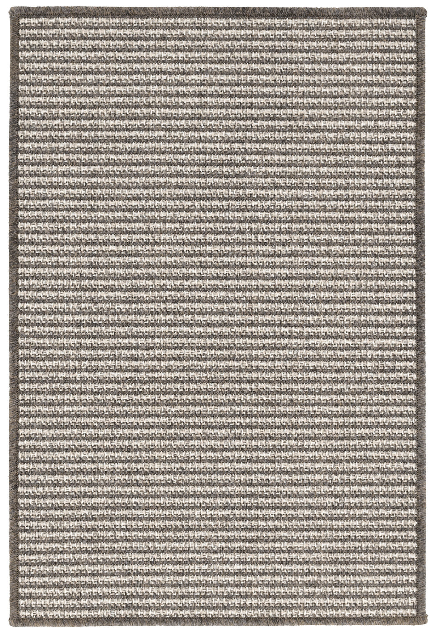 Oak Grove Woven Indoor/Outdoor Custom Rug | Charcoal
