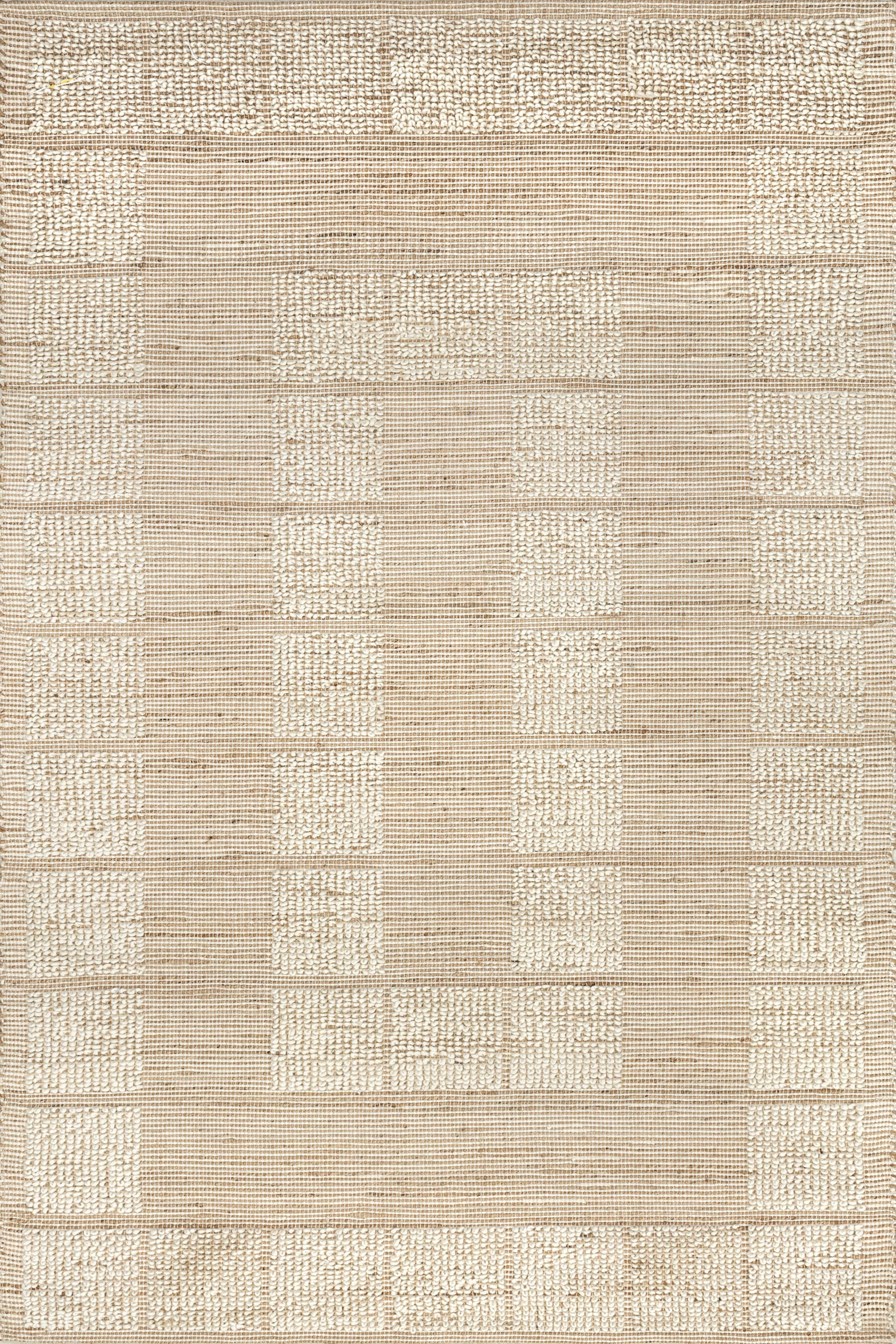 Oden Textured Jute and Wool Rug | Ivory