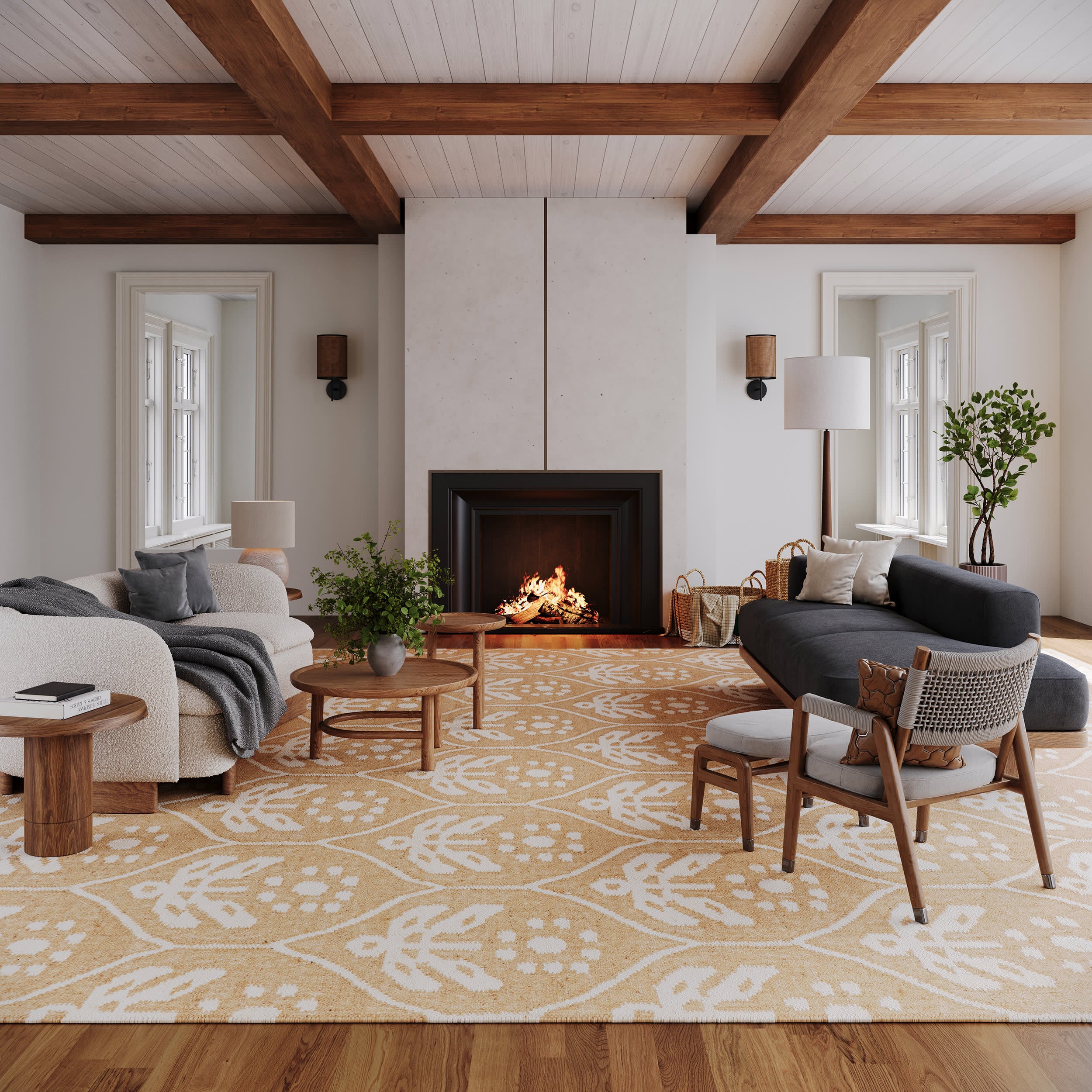 Odette Jute Rug | Natural - Image 2