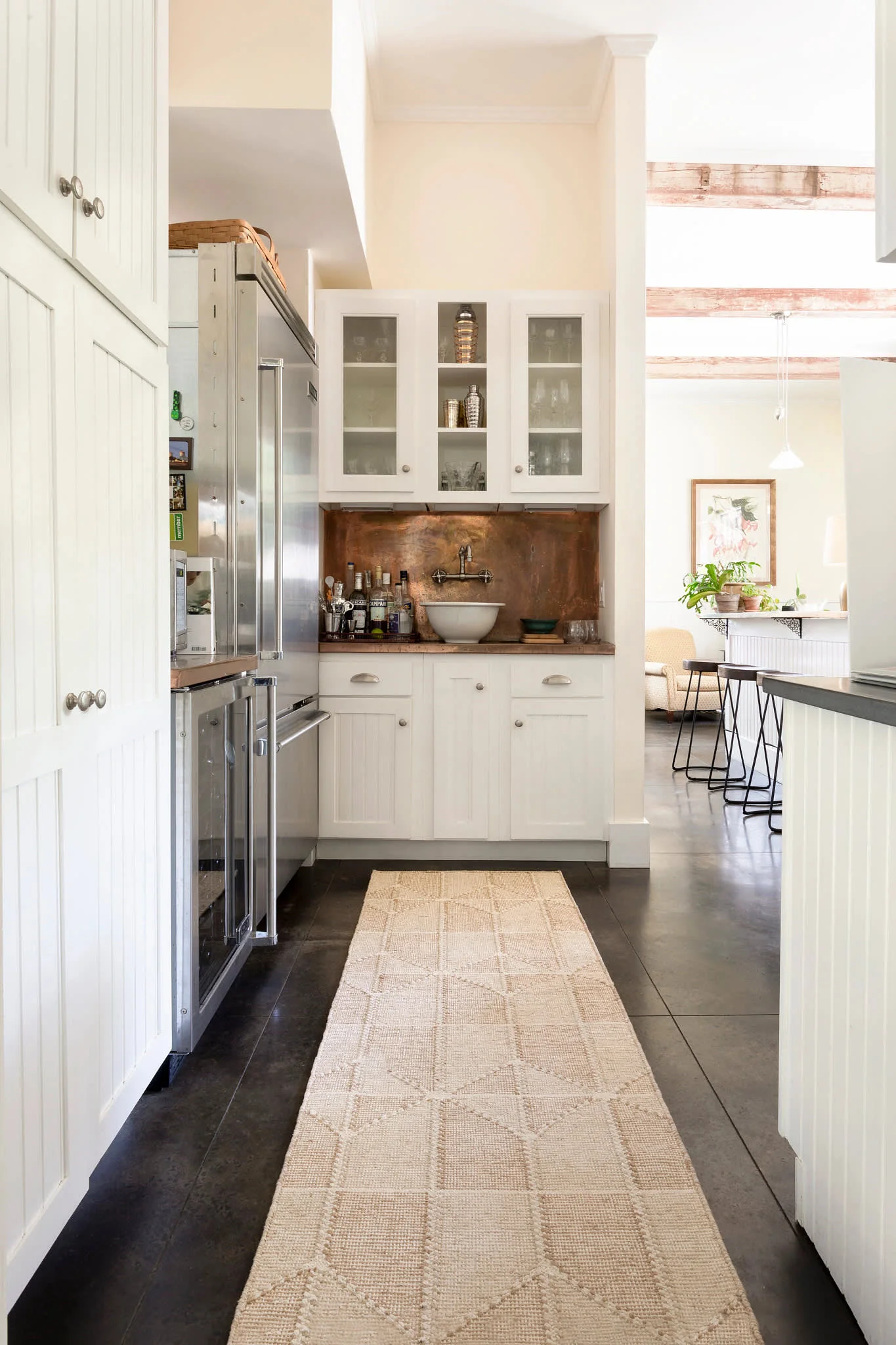Ojai Hand Loom Knotted Cotton Rug | Wheat - Image 3