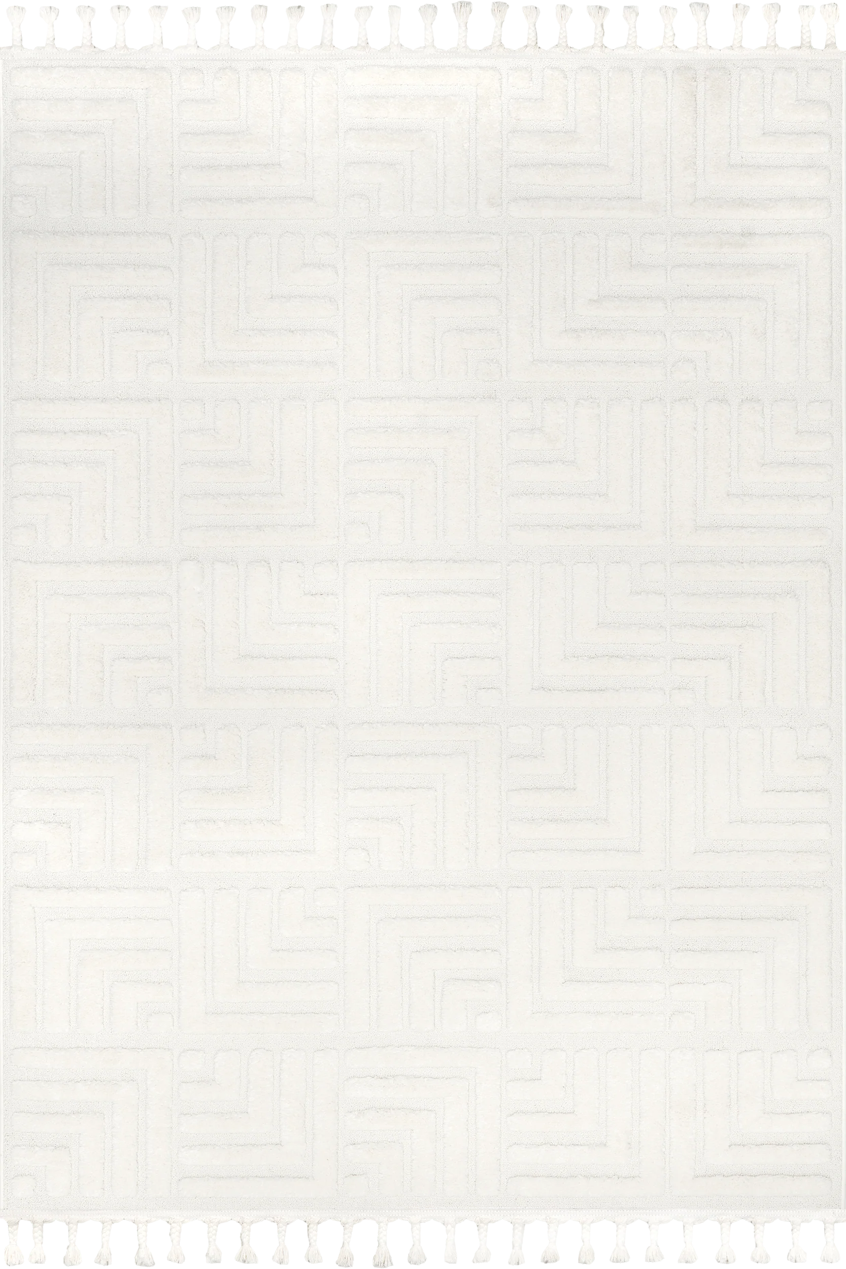 Olean Geometric Rug | Cream