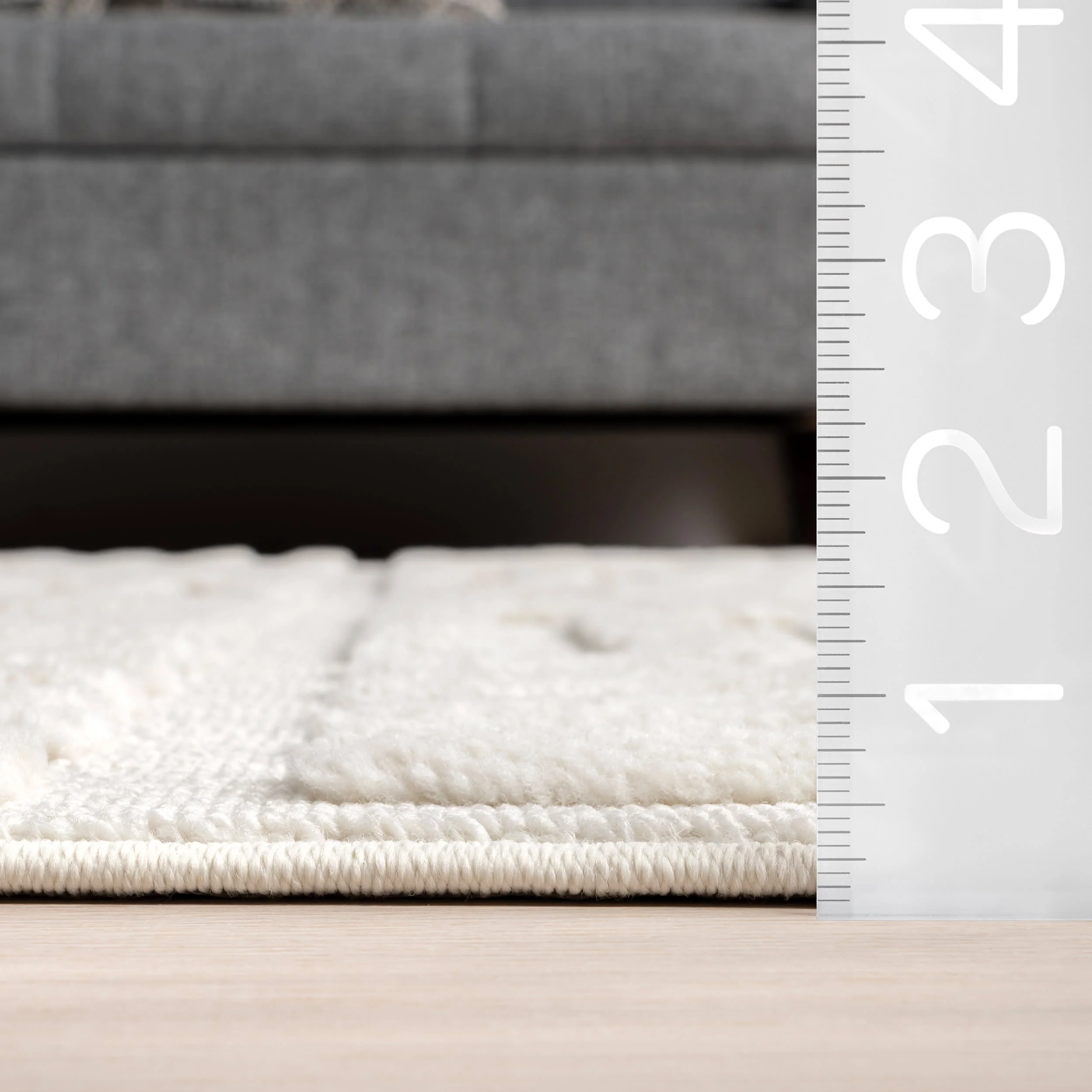 Olean Geometric Rug | Cream - Image 5