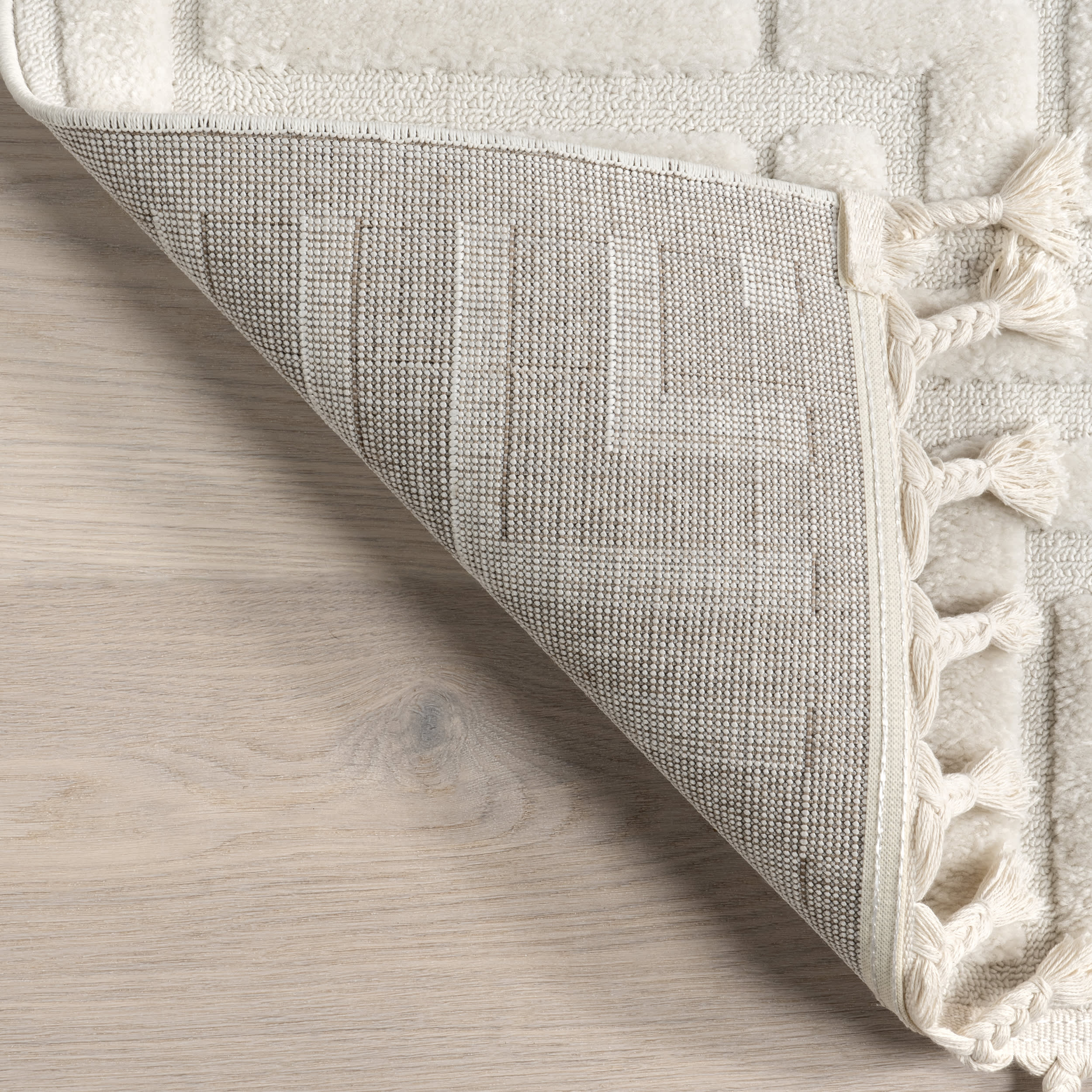 Olean Geometric Rug | Cream - Image 6