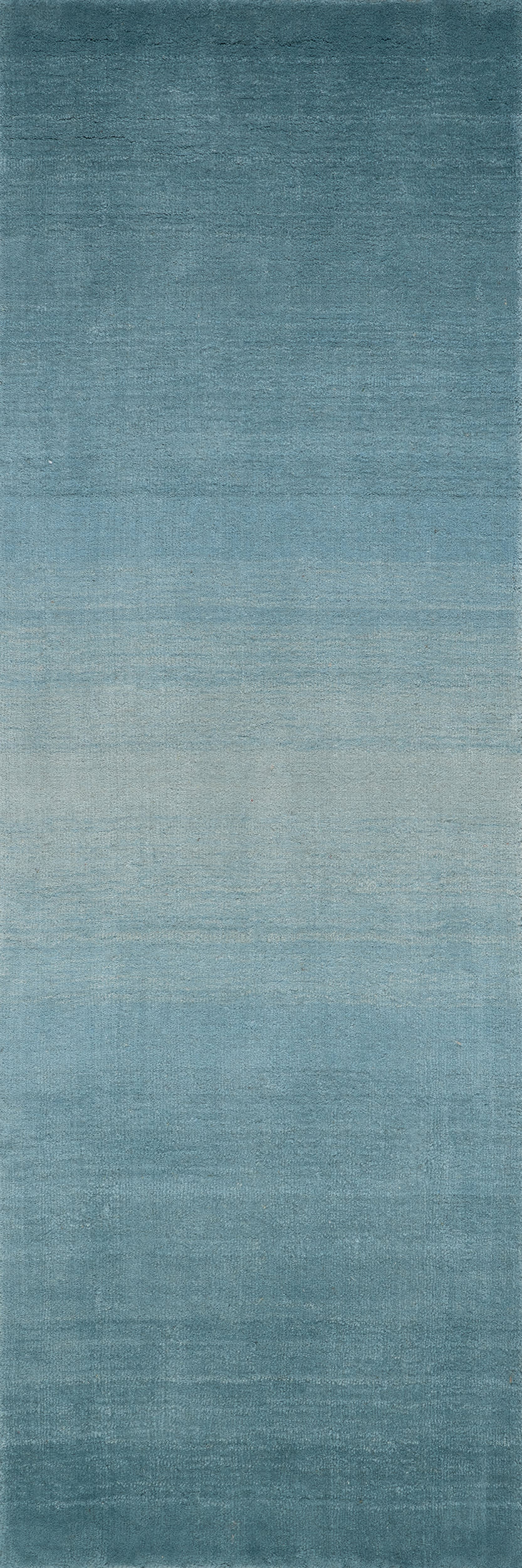Ombre Hand Loomed Gradient Wool Rug | Blue