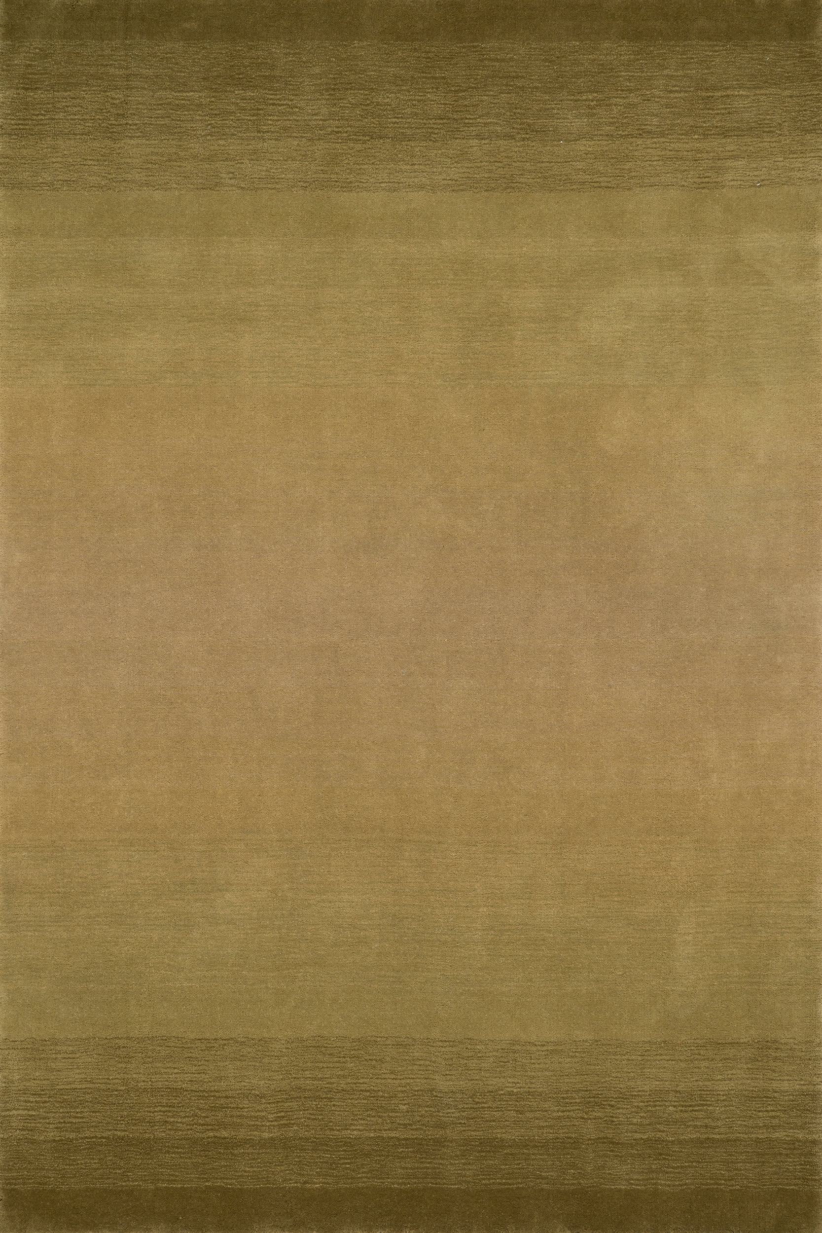 Ombre Hand Loomed Gradient Wool Rug | Olive Green