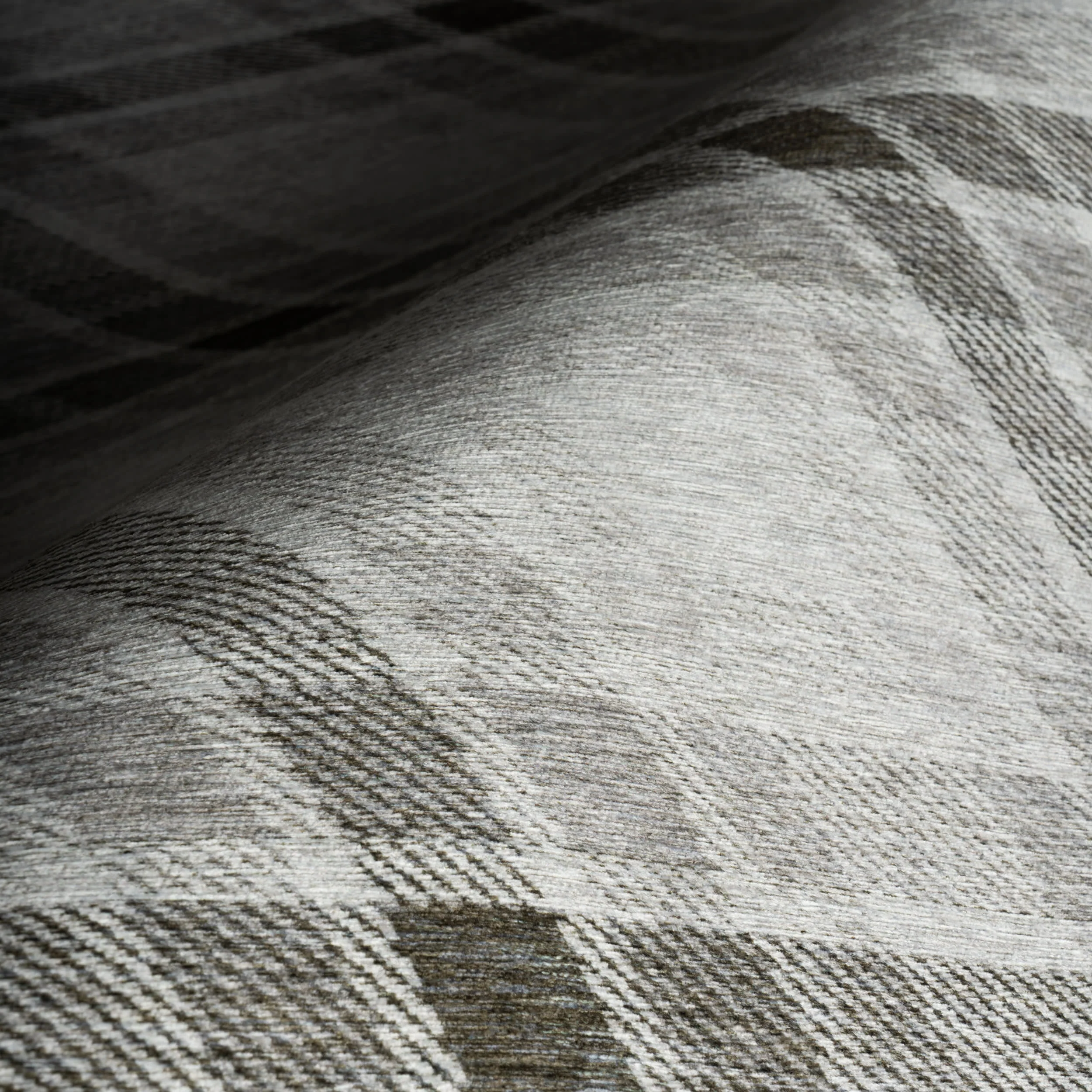 Ombre Machine Washable Rug | Black - Image 4