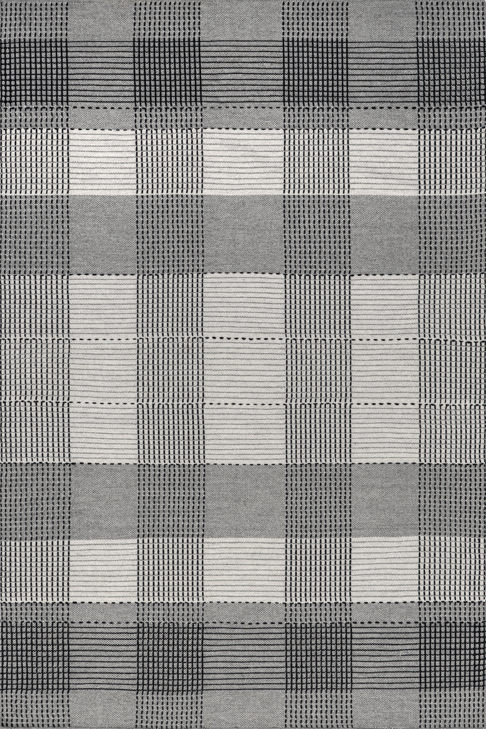Oregon Plaid Wool Rug | Grey