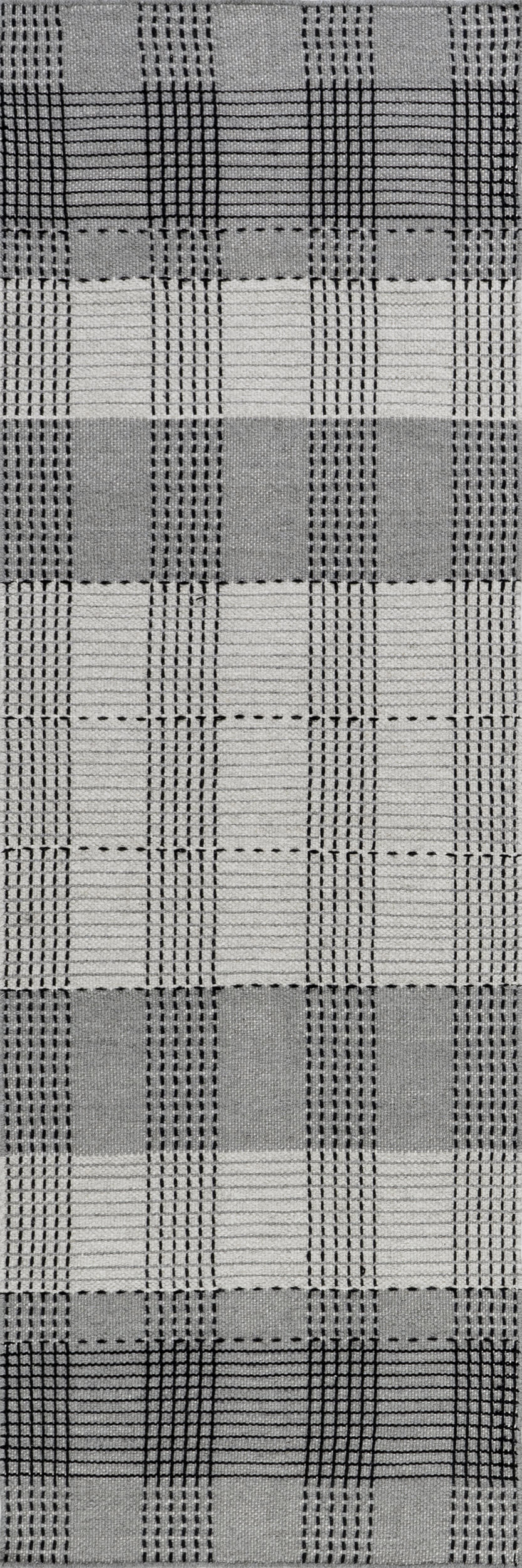 Oregon Plaid Wool Rug | Grey
