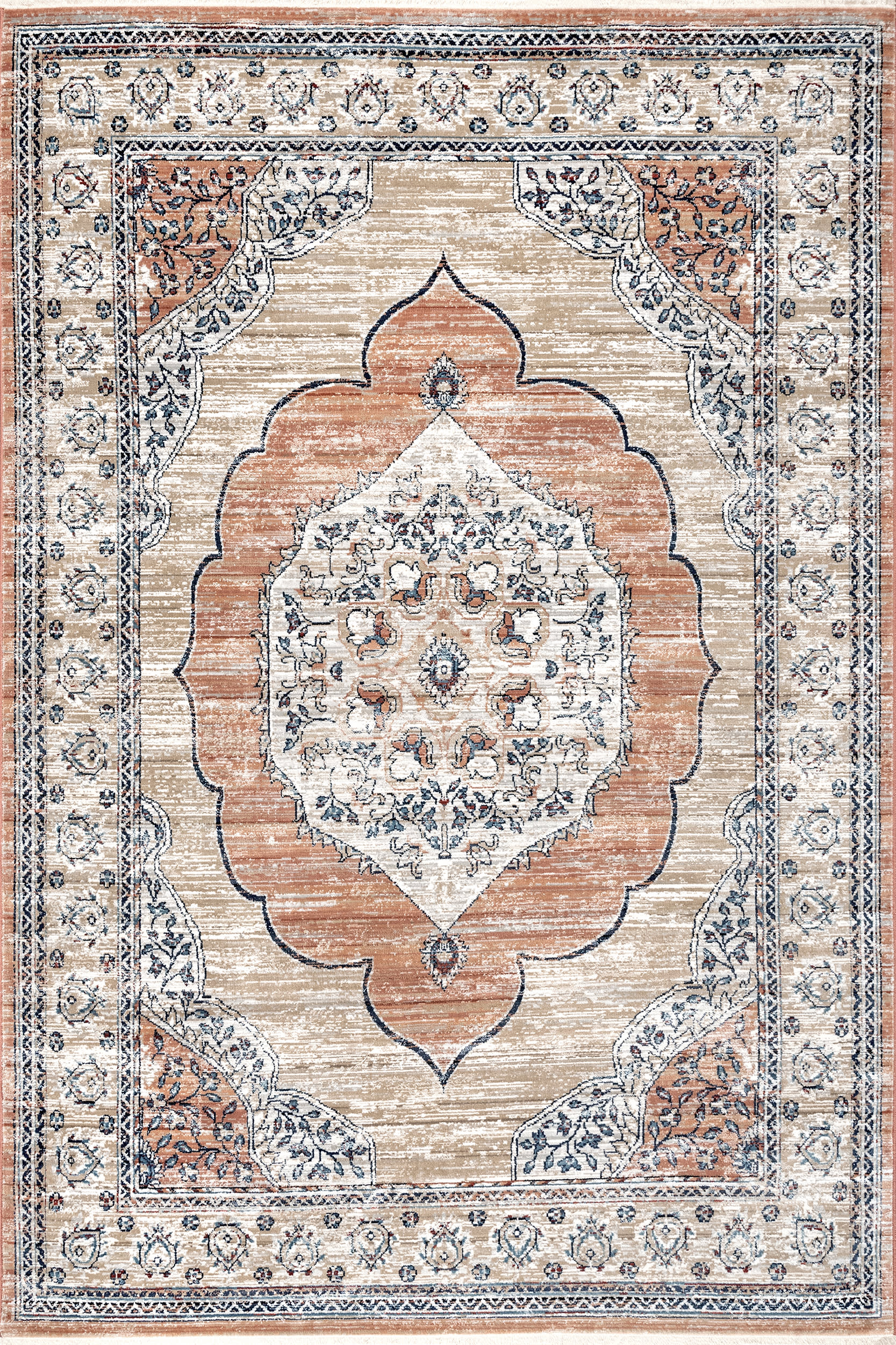 Oriental Medallion Rug | Beige