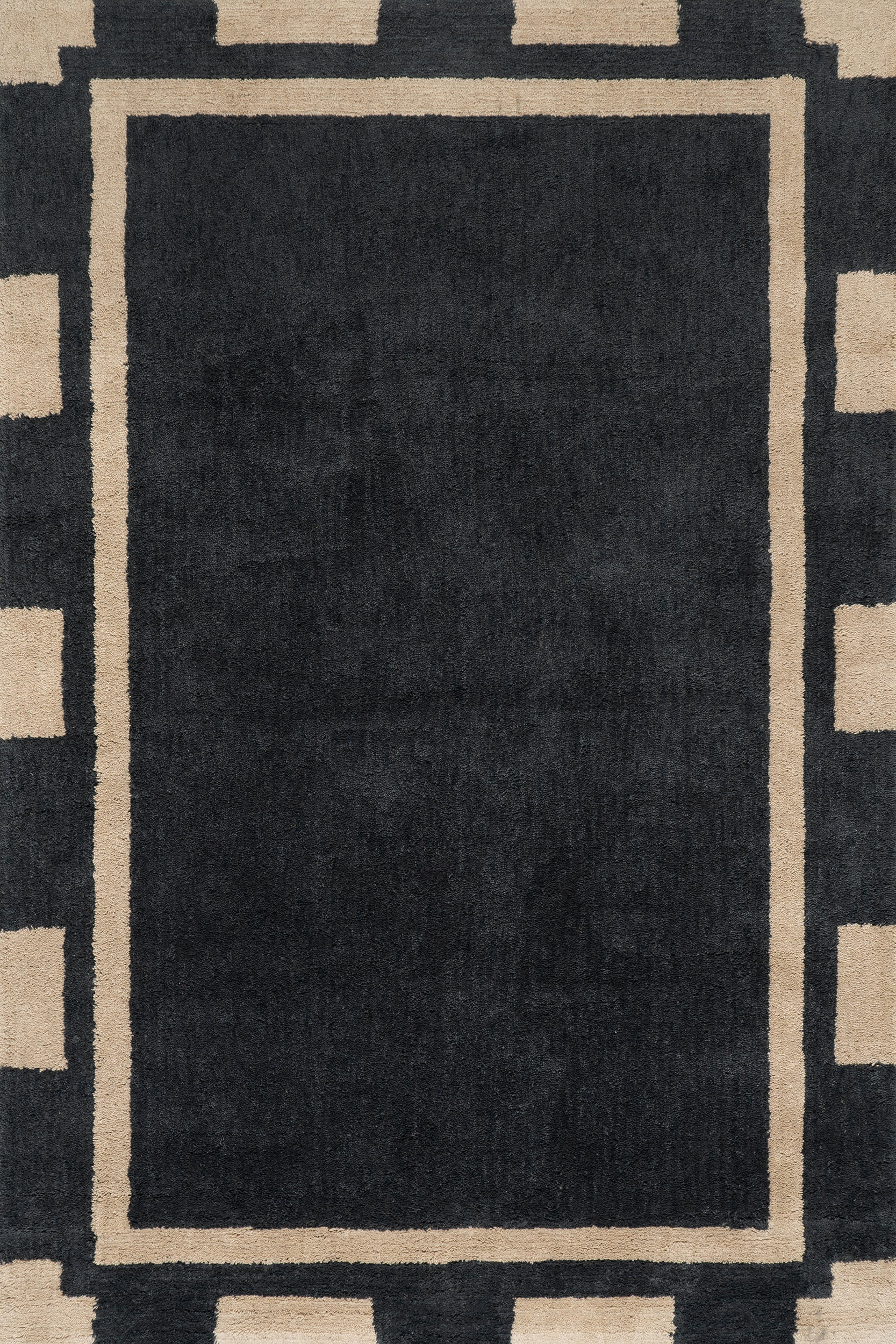 Orlina Bordered Rug | Blue