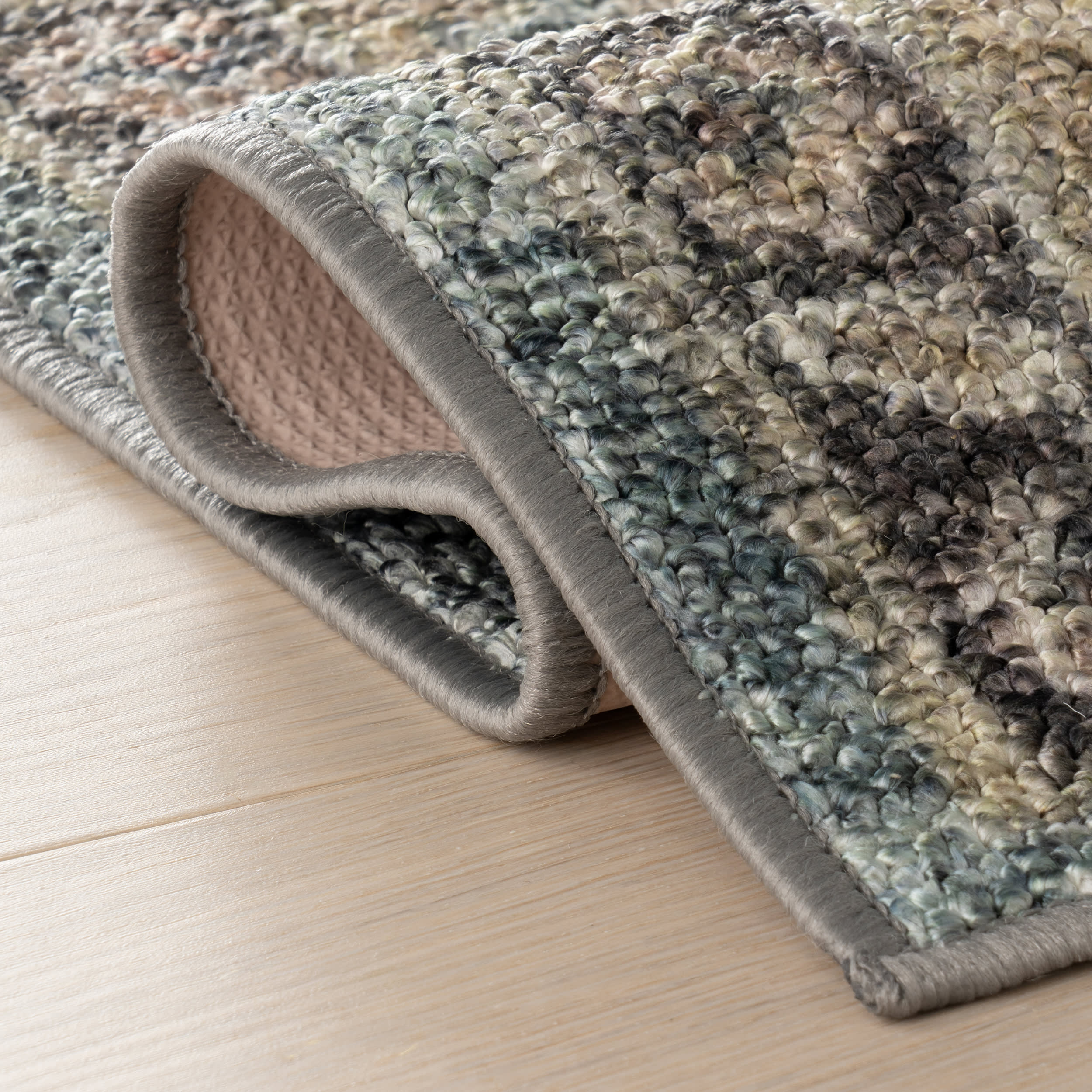 Orlind Traditional Bordered Washable Rug | Blue - Image 10