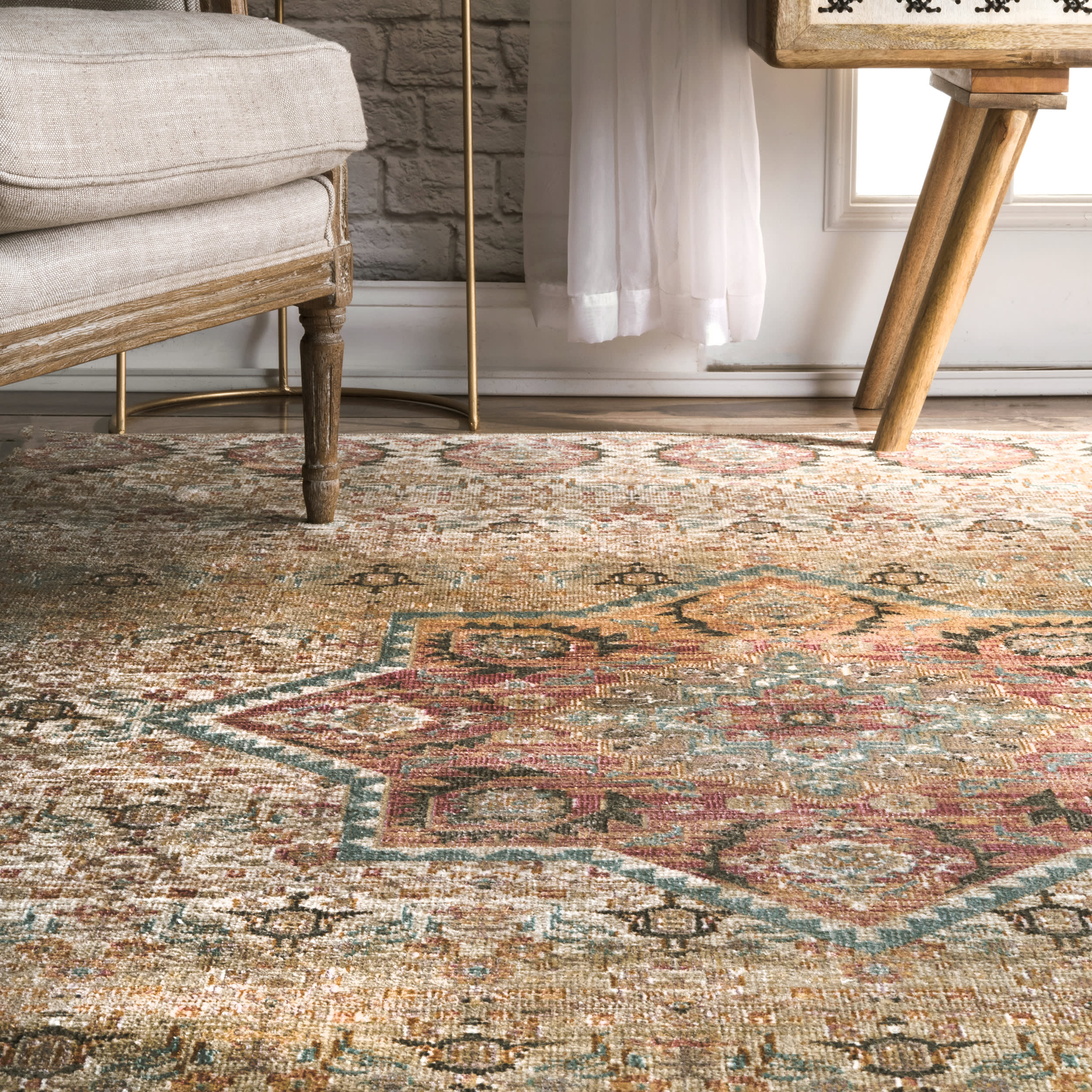 Oscuria Medallion Rug | Multicolor - Image 4