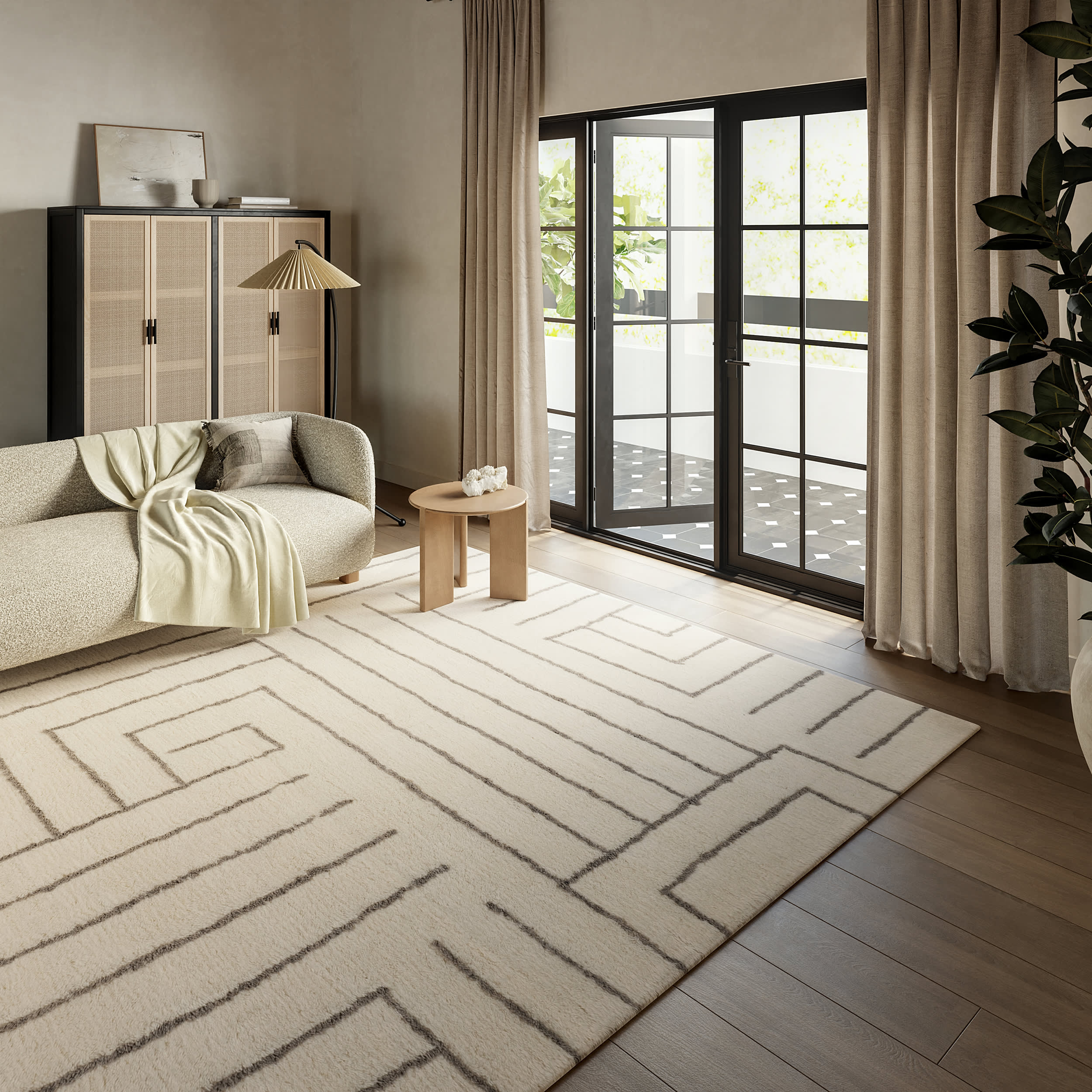 Outpost Graphic Rug | Ivory - Image 2