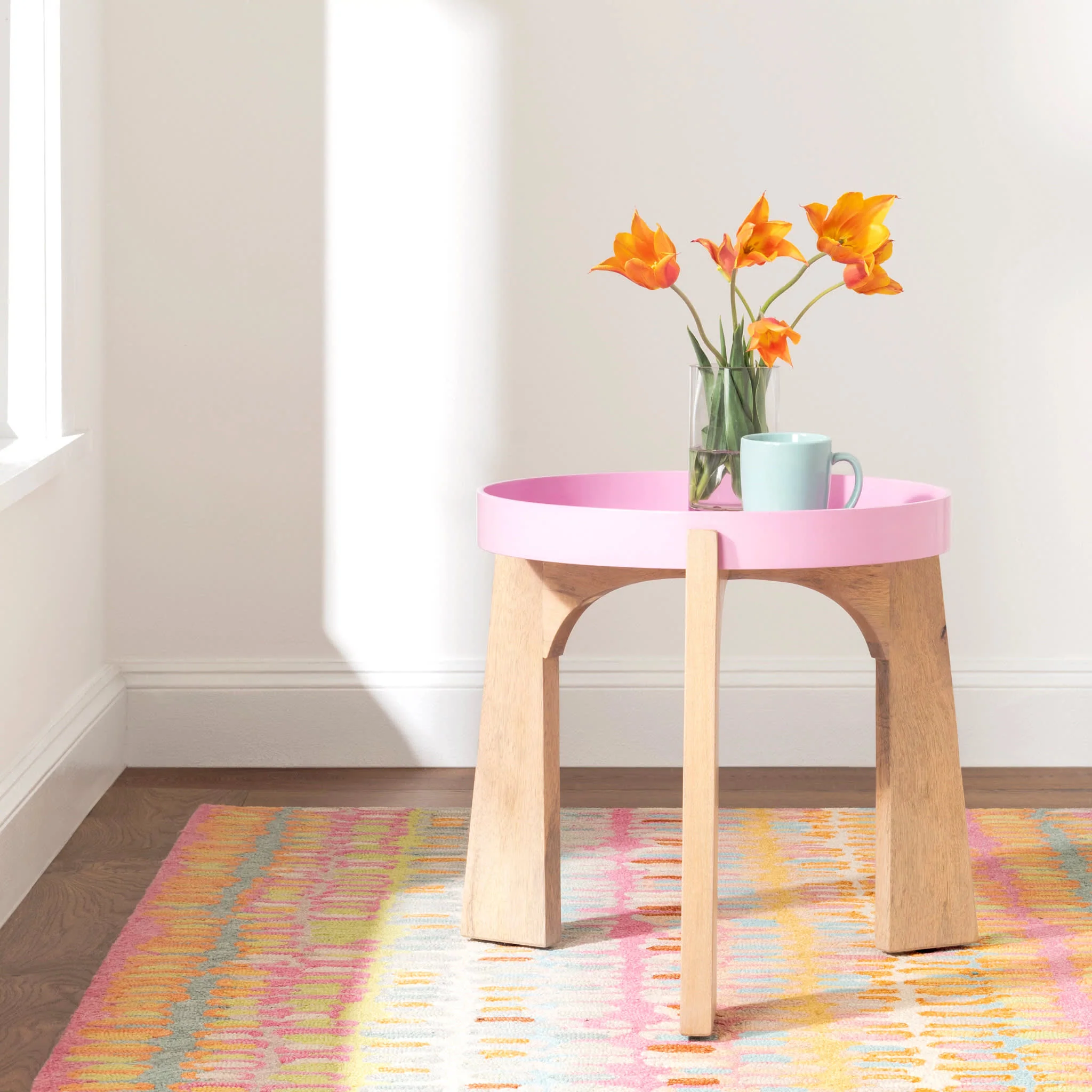 Paint Chip Hand Micro Hooked Wool Rug | Confetti - Image 3