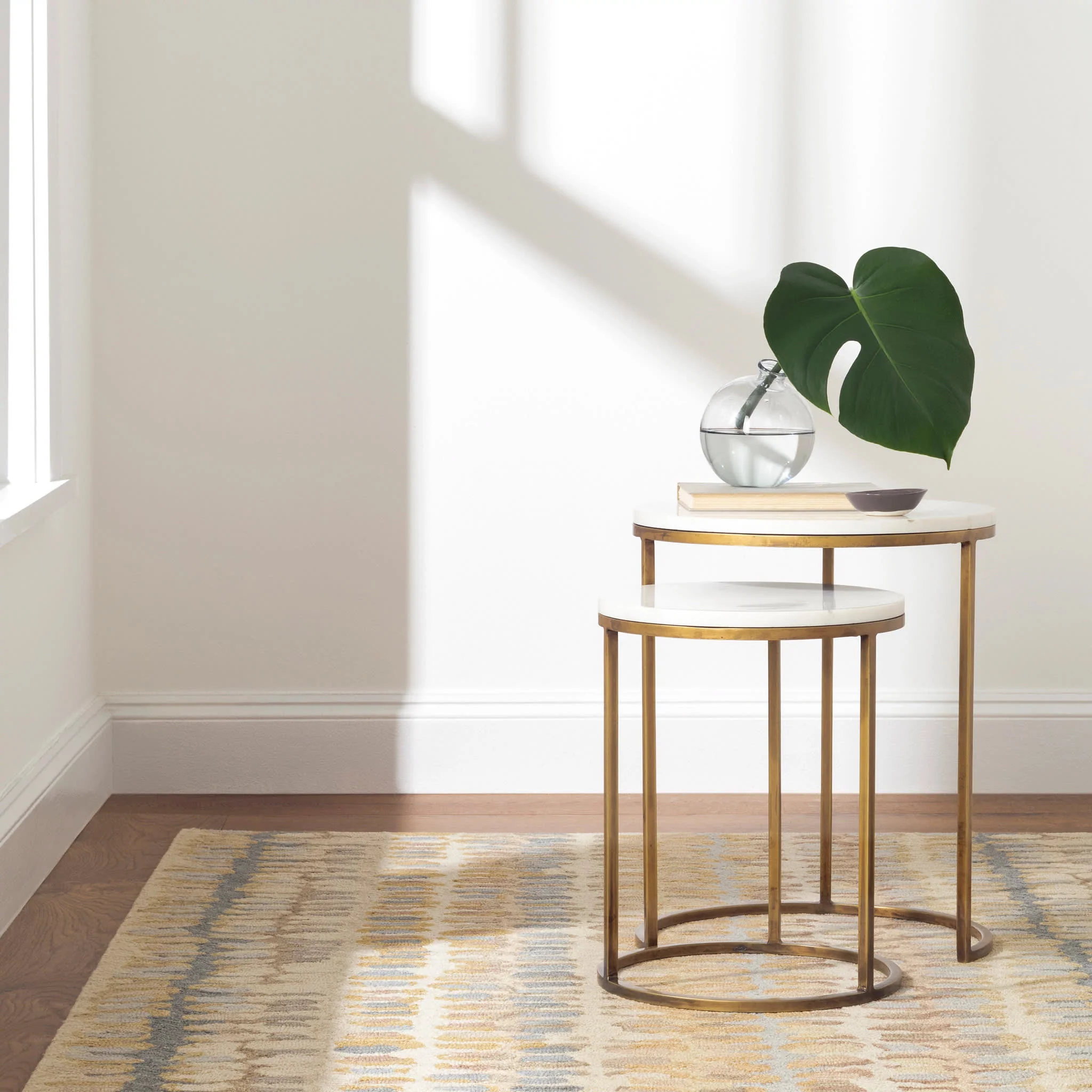 Paint Chip Hand Micro Hooked Wool Rug | Natural - Image 5