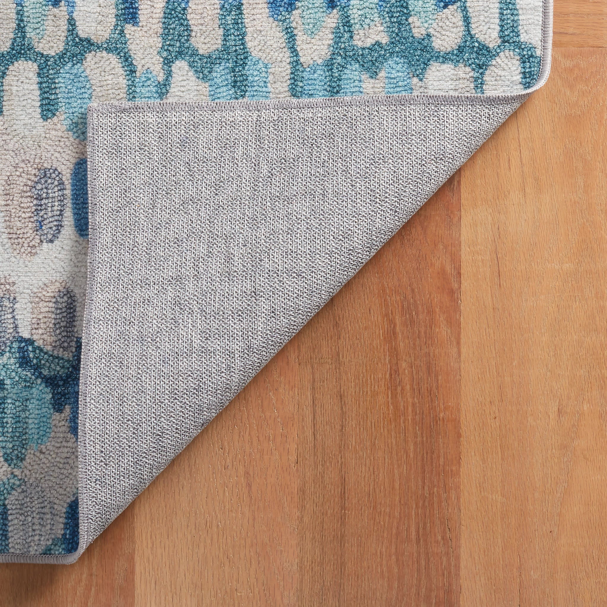 Paint Chip Machine Washable Rug | Blue - Image 6