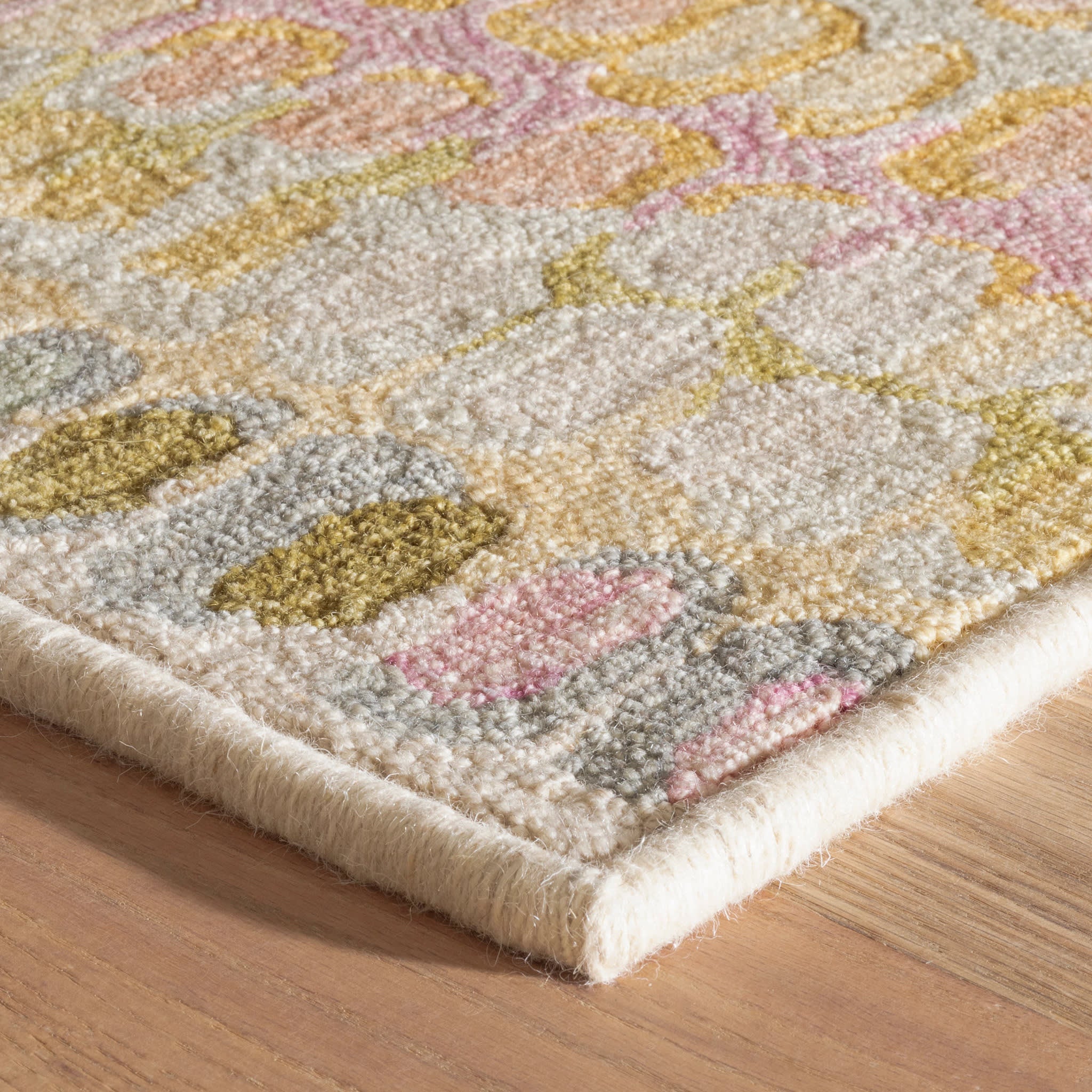 Paint Chip Hand Micro Hooked Wool Custom Rug | Pastel - Image 5