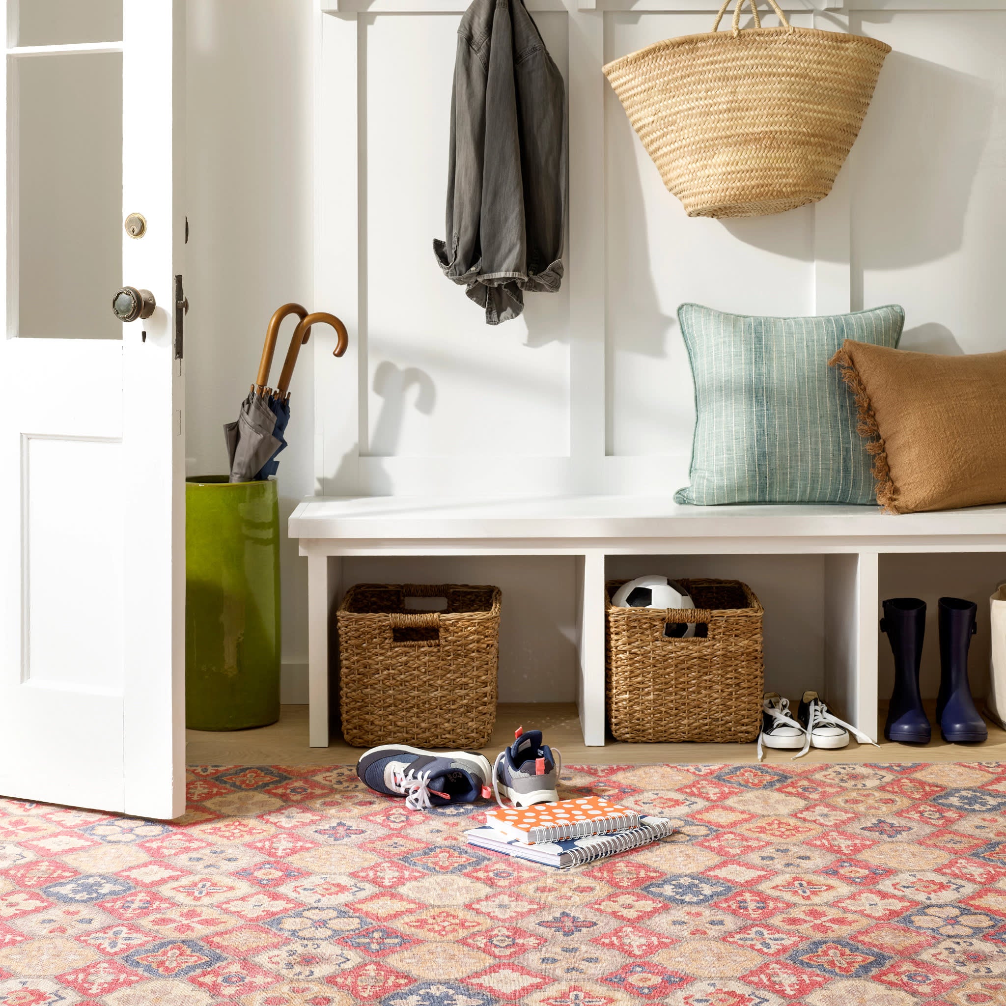 Pali Machine Washable Rug | Multi - Image 3