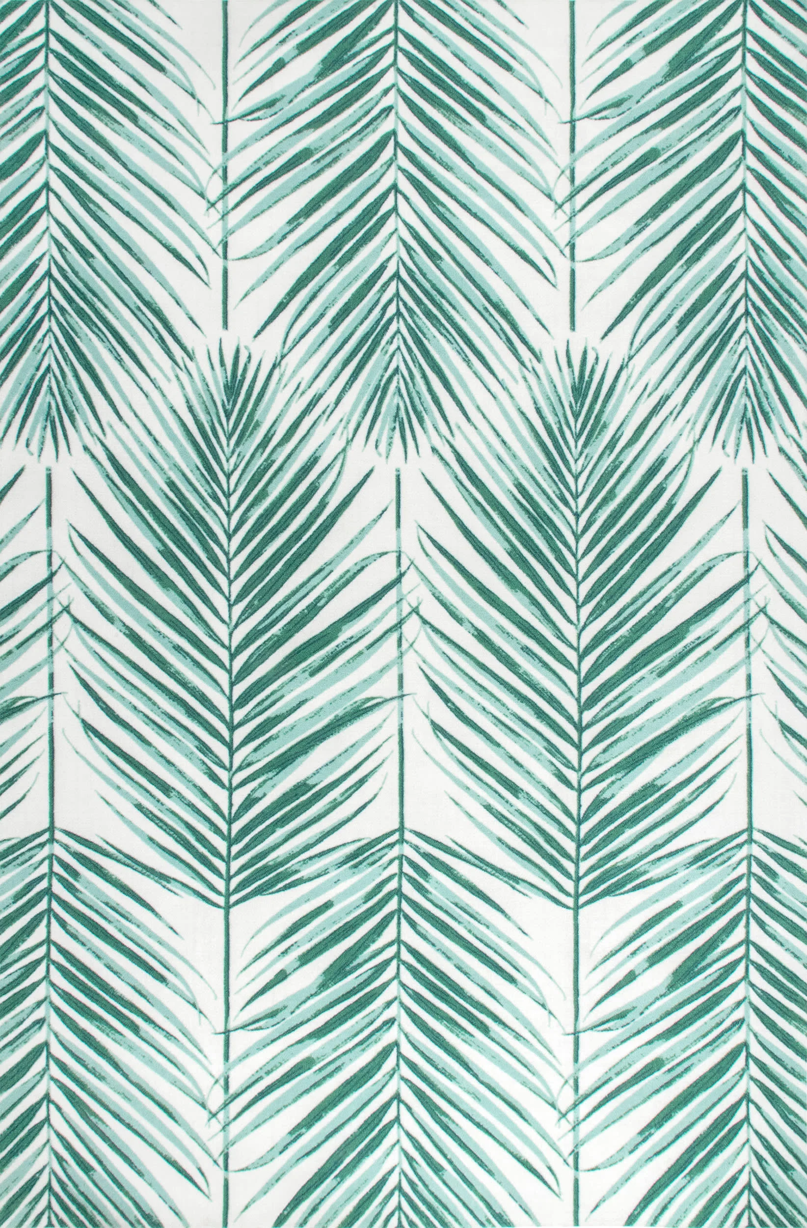 Palm Leaves Indoor/Outdoor Rug | Green