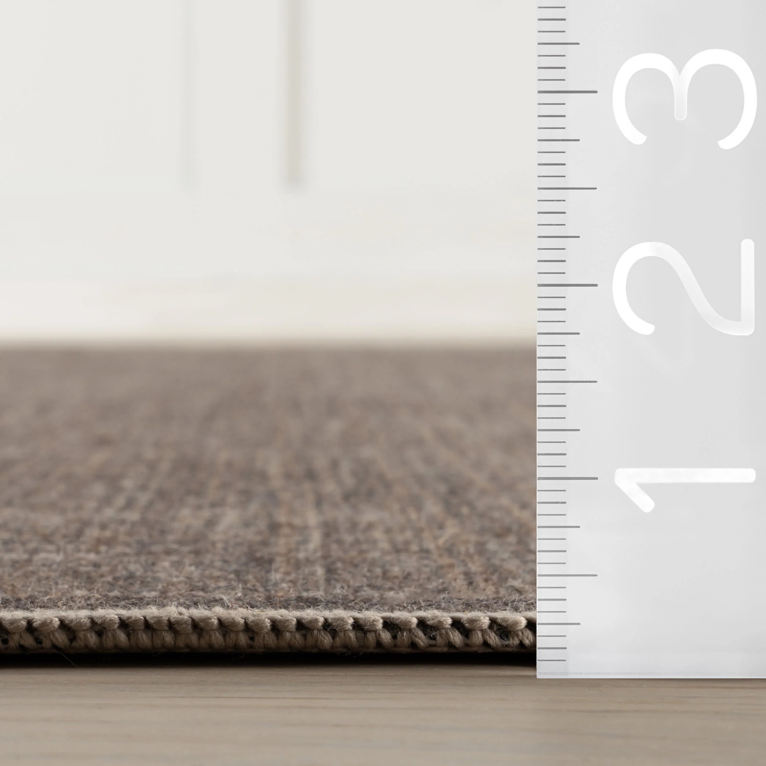 Palmer Solid Washable Rug by Nate Berkus | Burgundy - Image 5