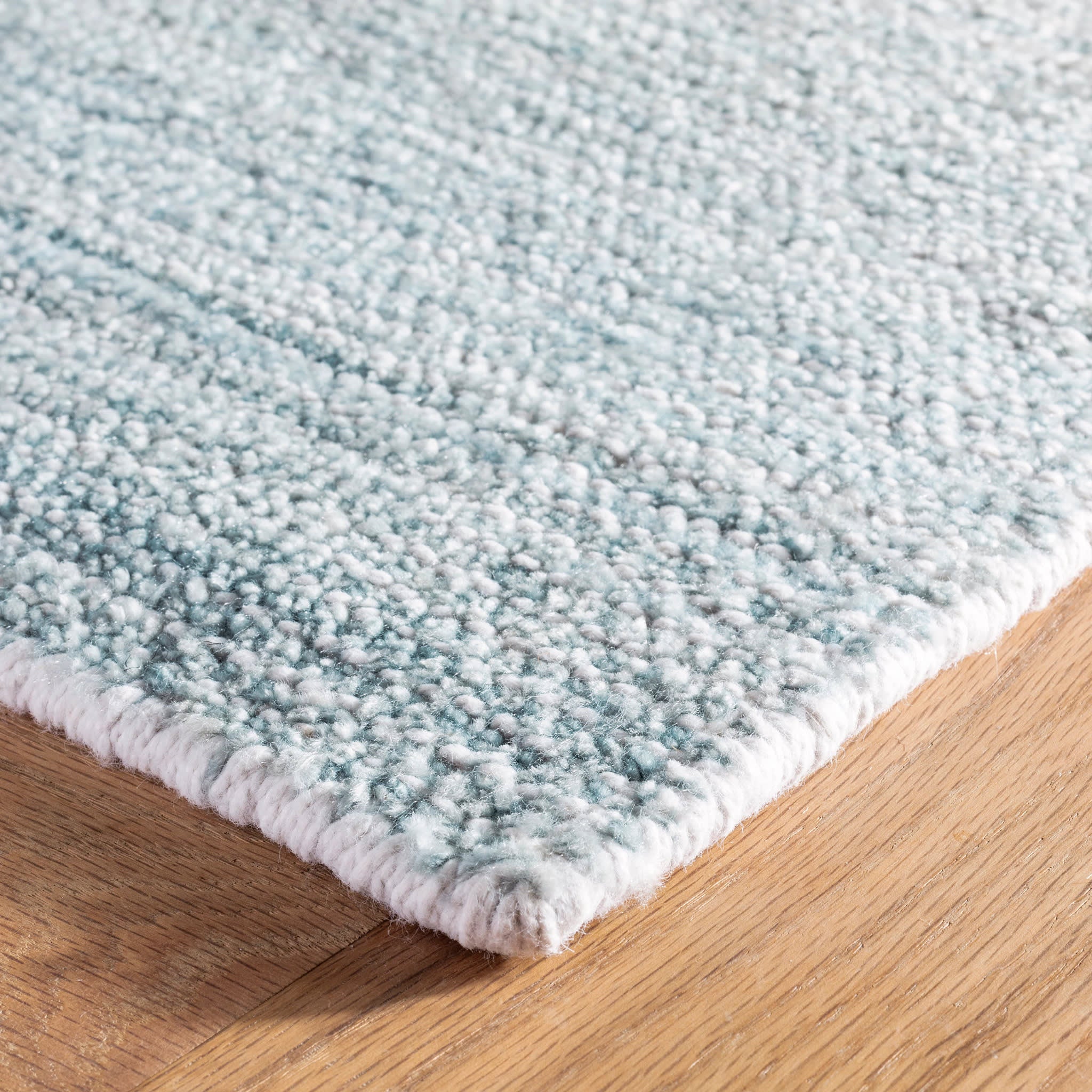 Pandora Hand Loom Knotted Rug | Sky - Image 5