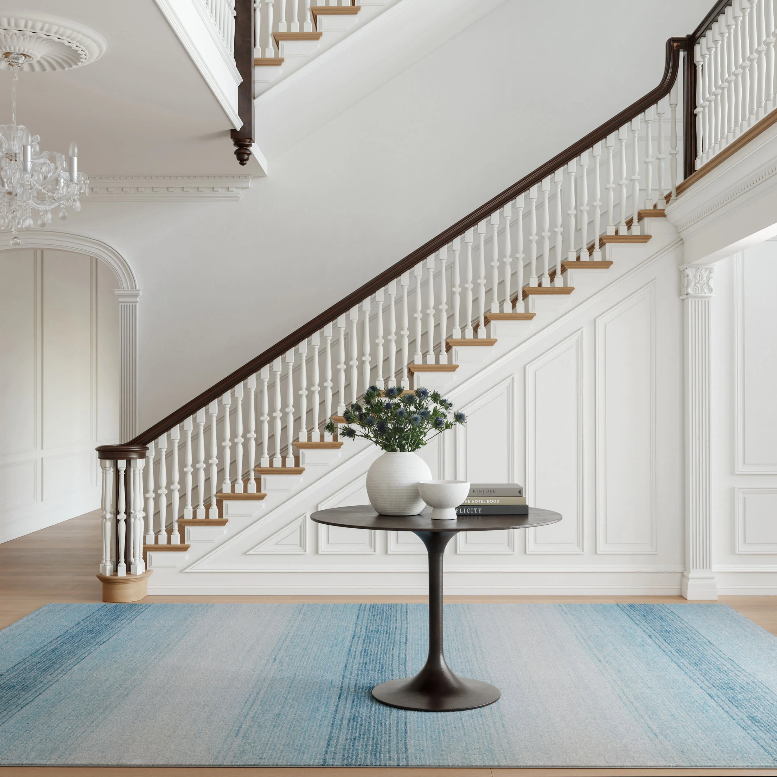 Pandora Machine Washable Rug | Sky - Image 2