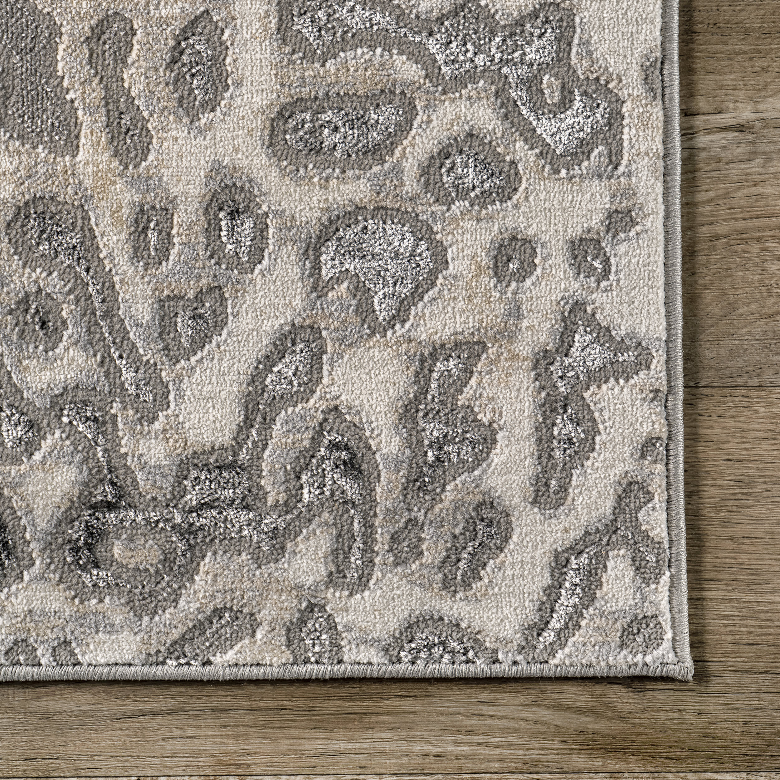 Parasali Leopard Spots Rug | Beige - Image 3