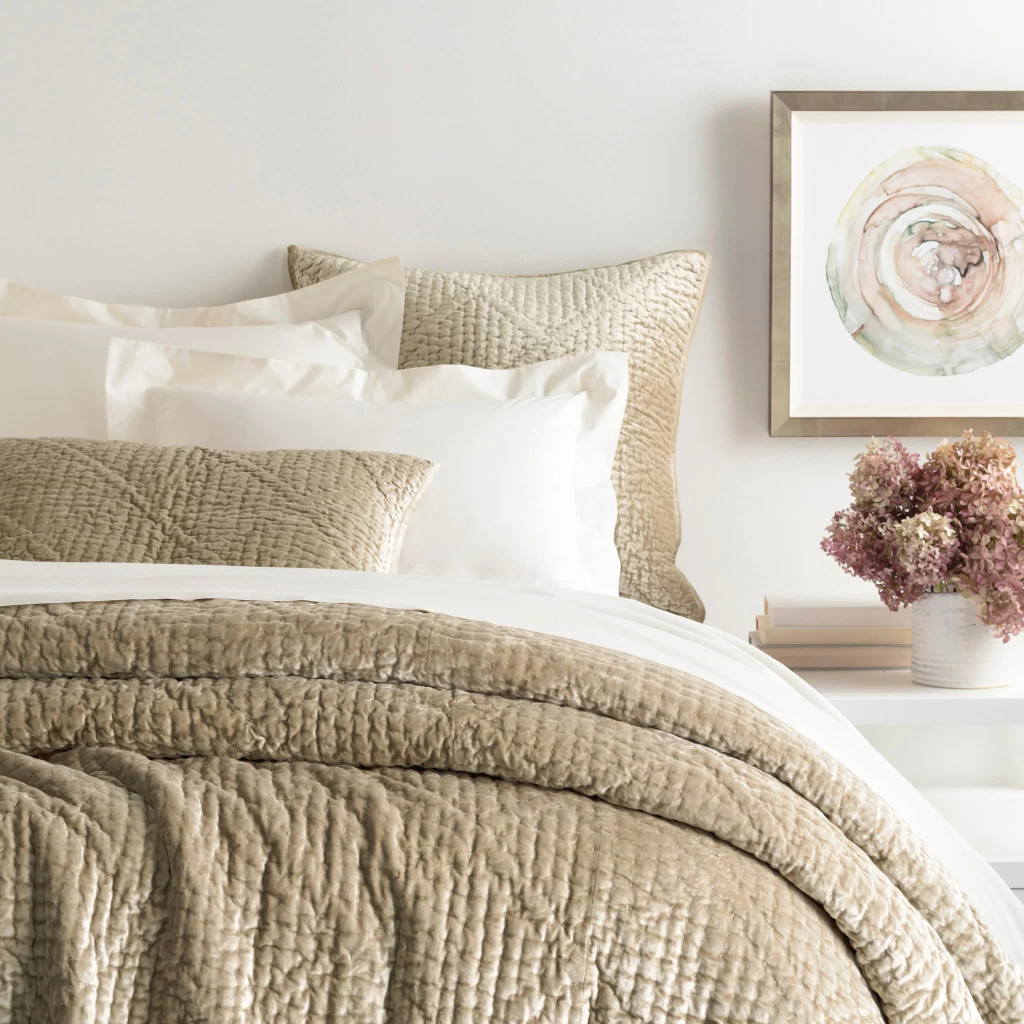 Parisienne Velvet Quilt | Topaz