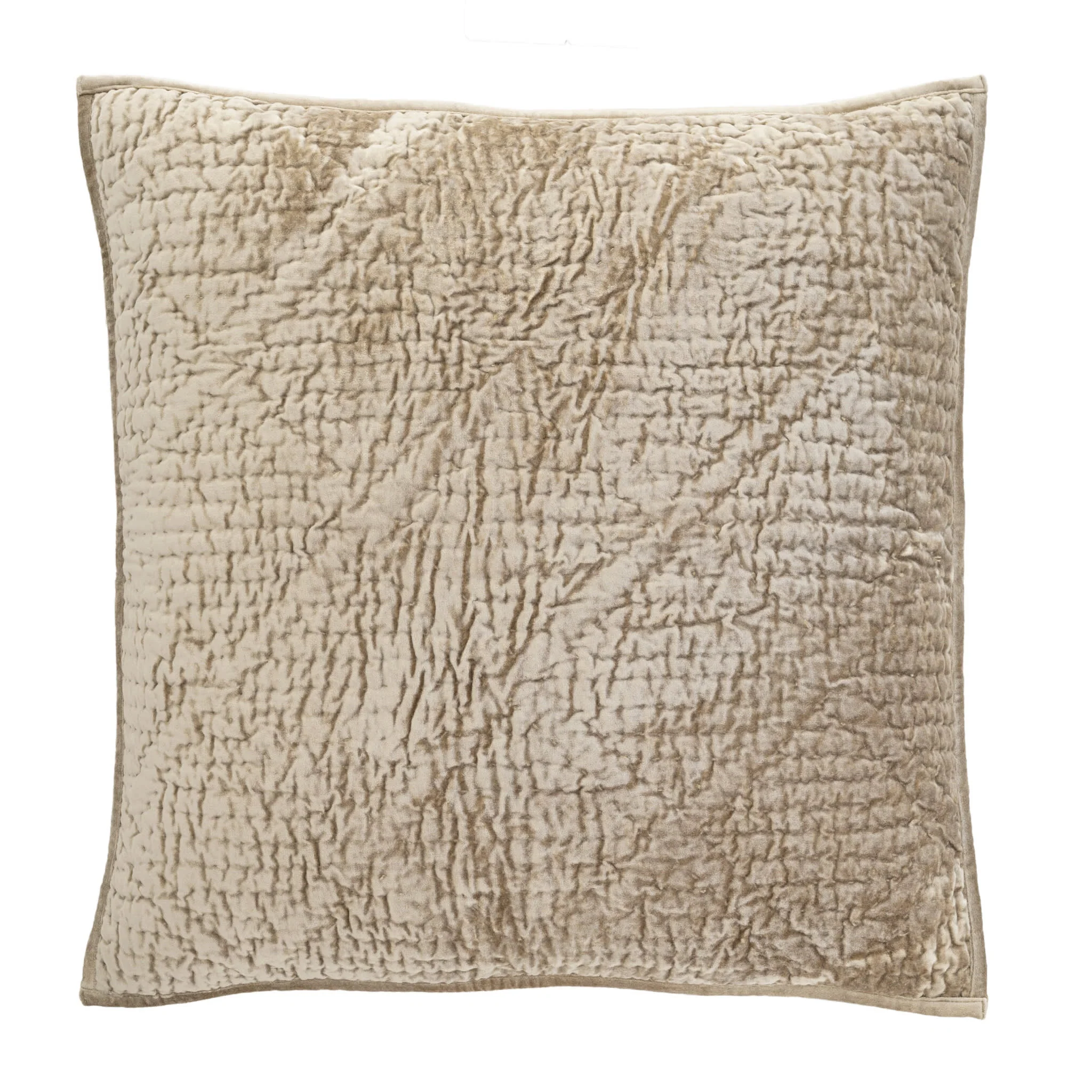 Parisienne Velvet Quilted Sham | Topaz