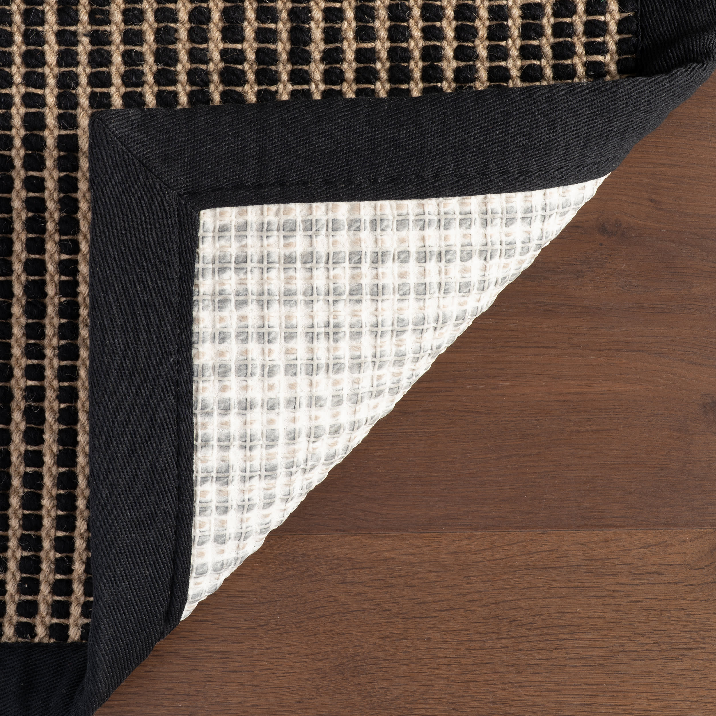 Patricia Jute and Wool Rug | Black - Image 6