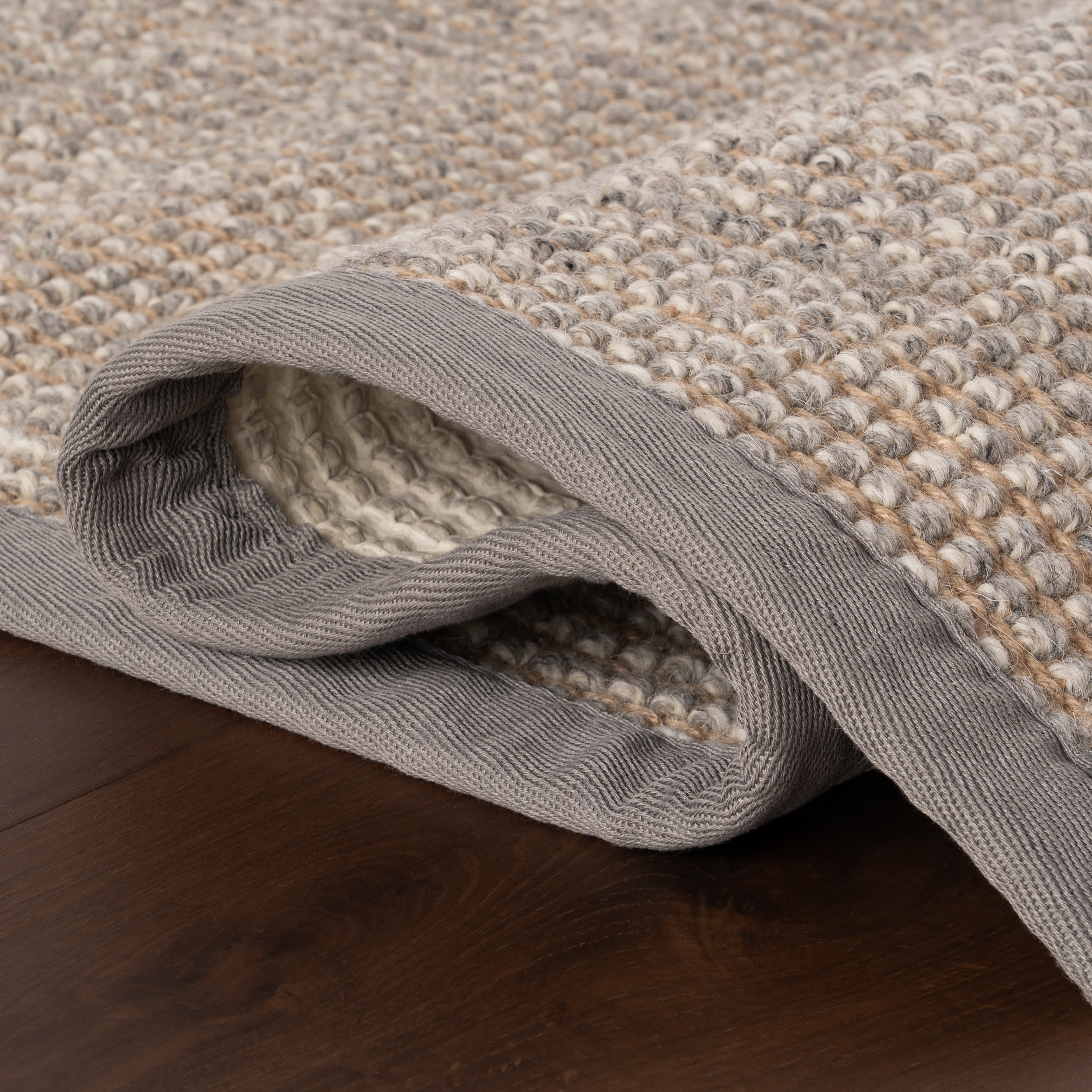 Patricia Jute and Wool Rug | Brown - Image 7