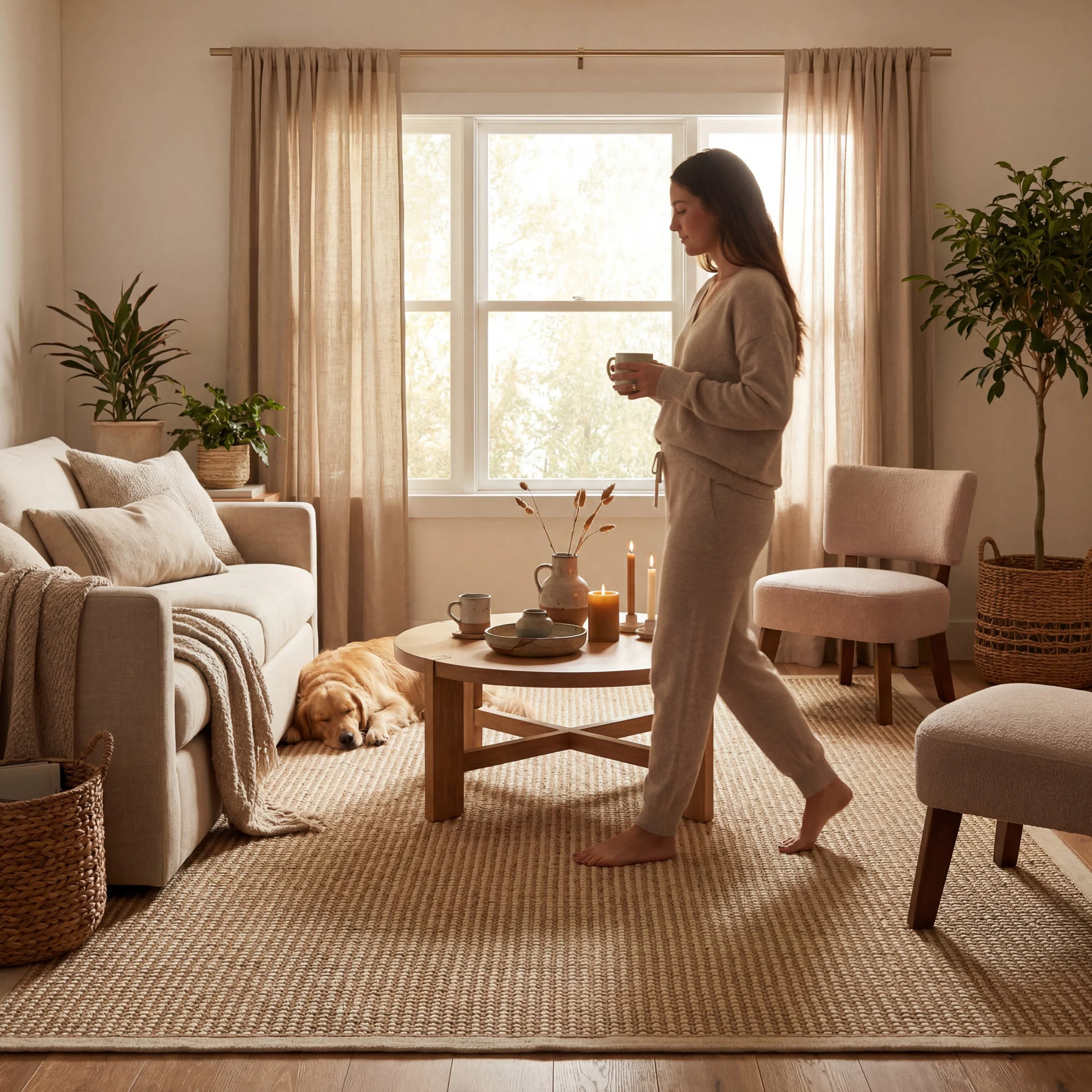 Patricia Jute and Wool Rug | Ivory - Image 9