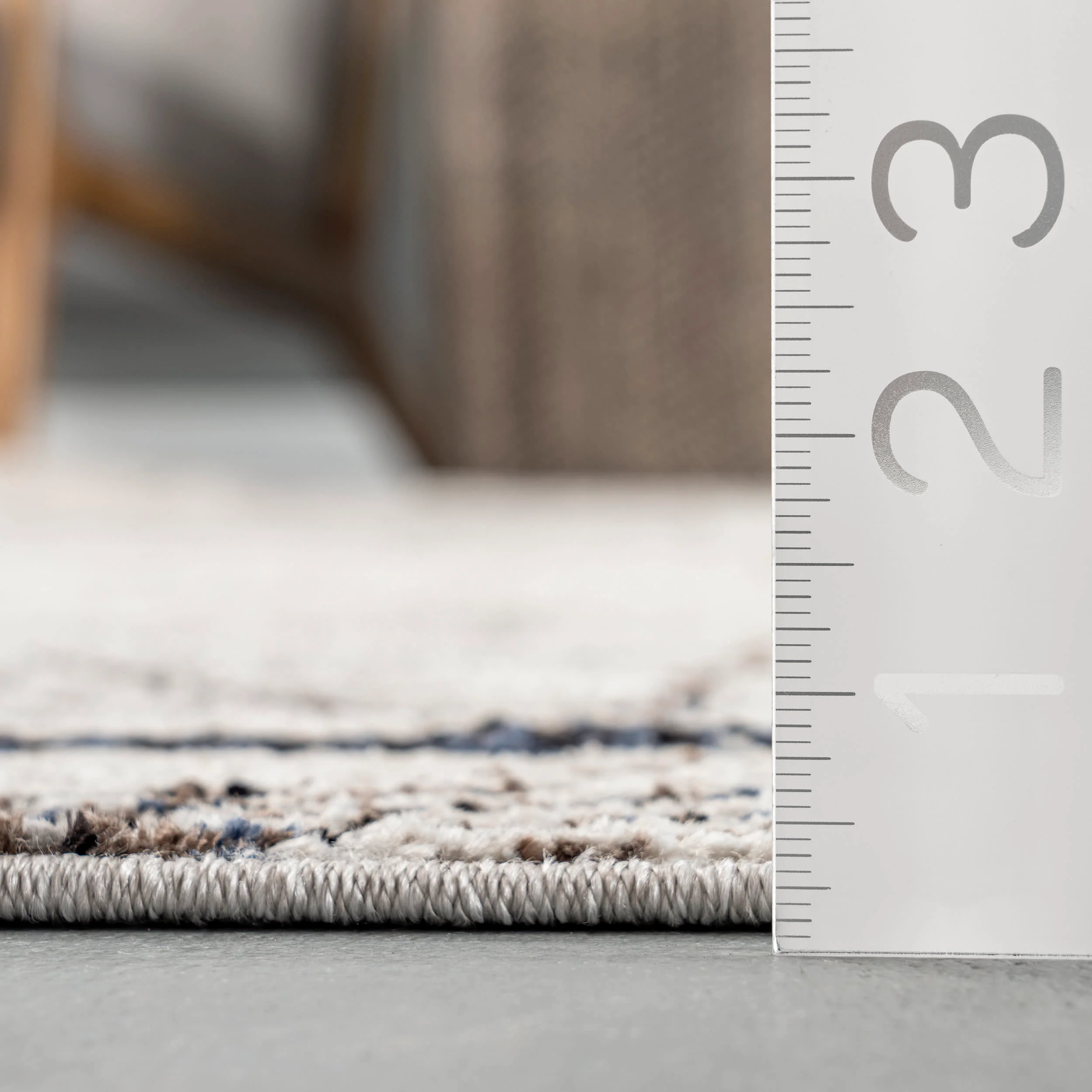 Paula Abstract Stripes Rug | Beige - Image 5