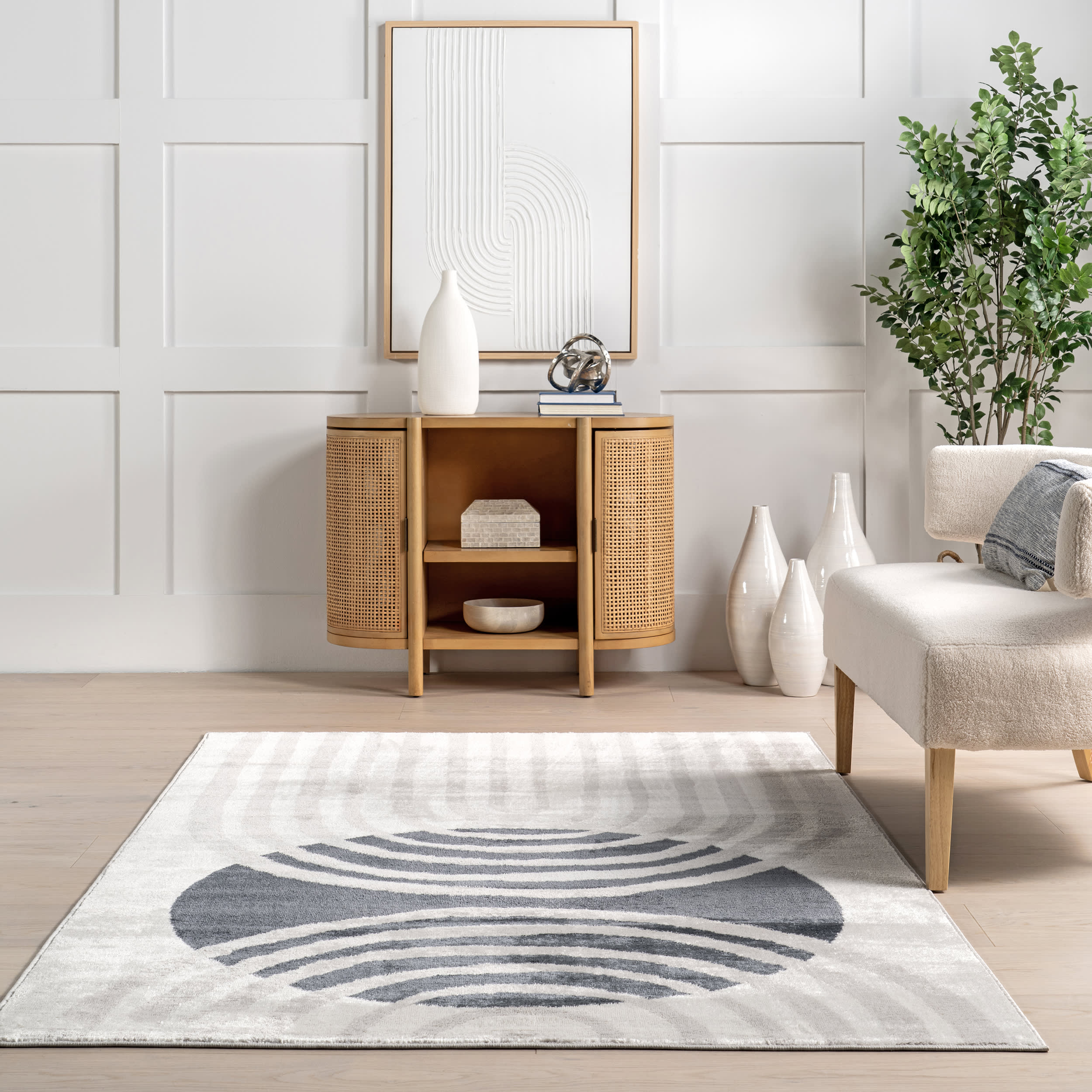 Pearl Contemporary Mars Rug | Blue - Image 4