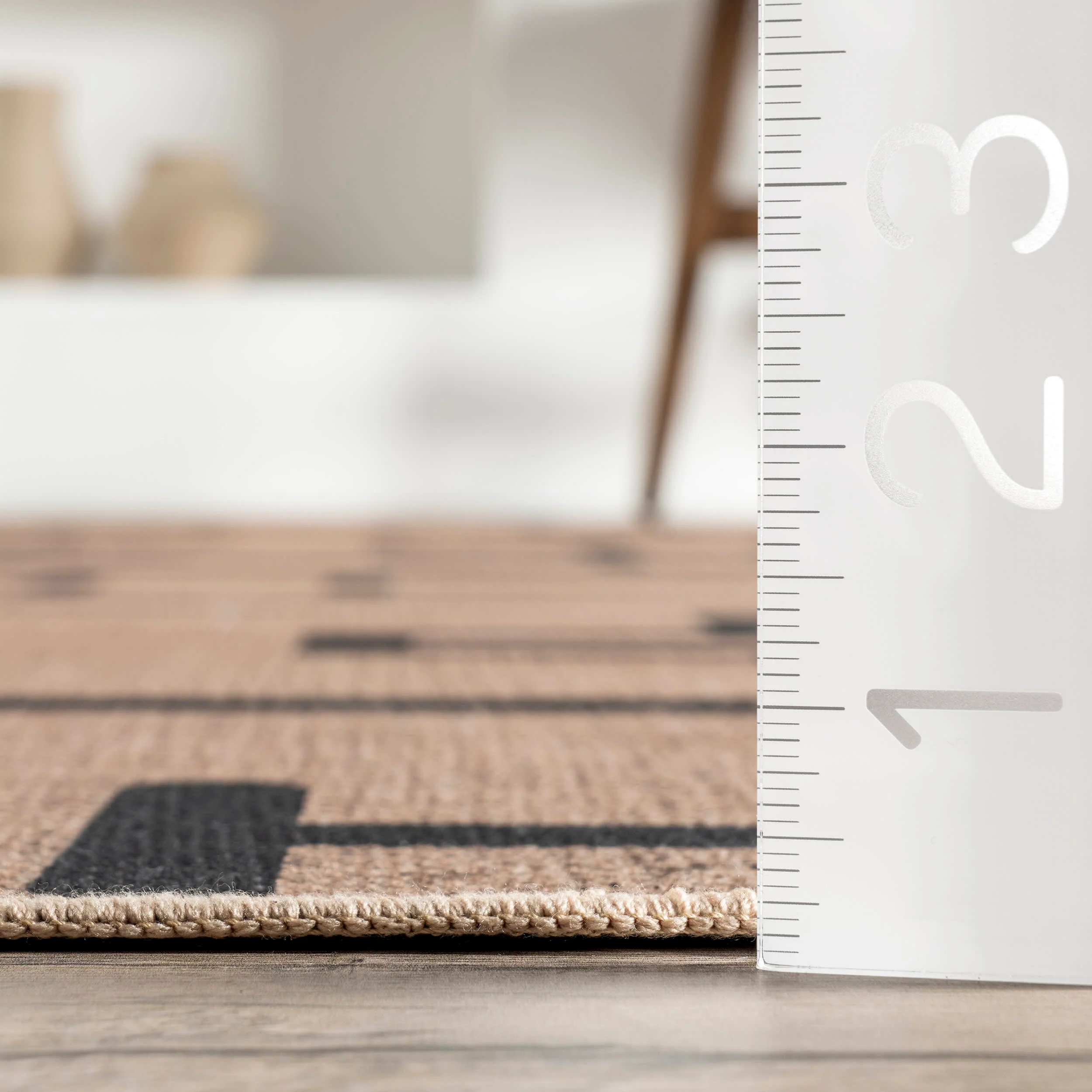 Penelope Easy-Jute Washable Celtic Rug | Natural - Image 5