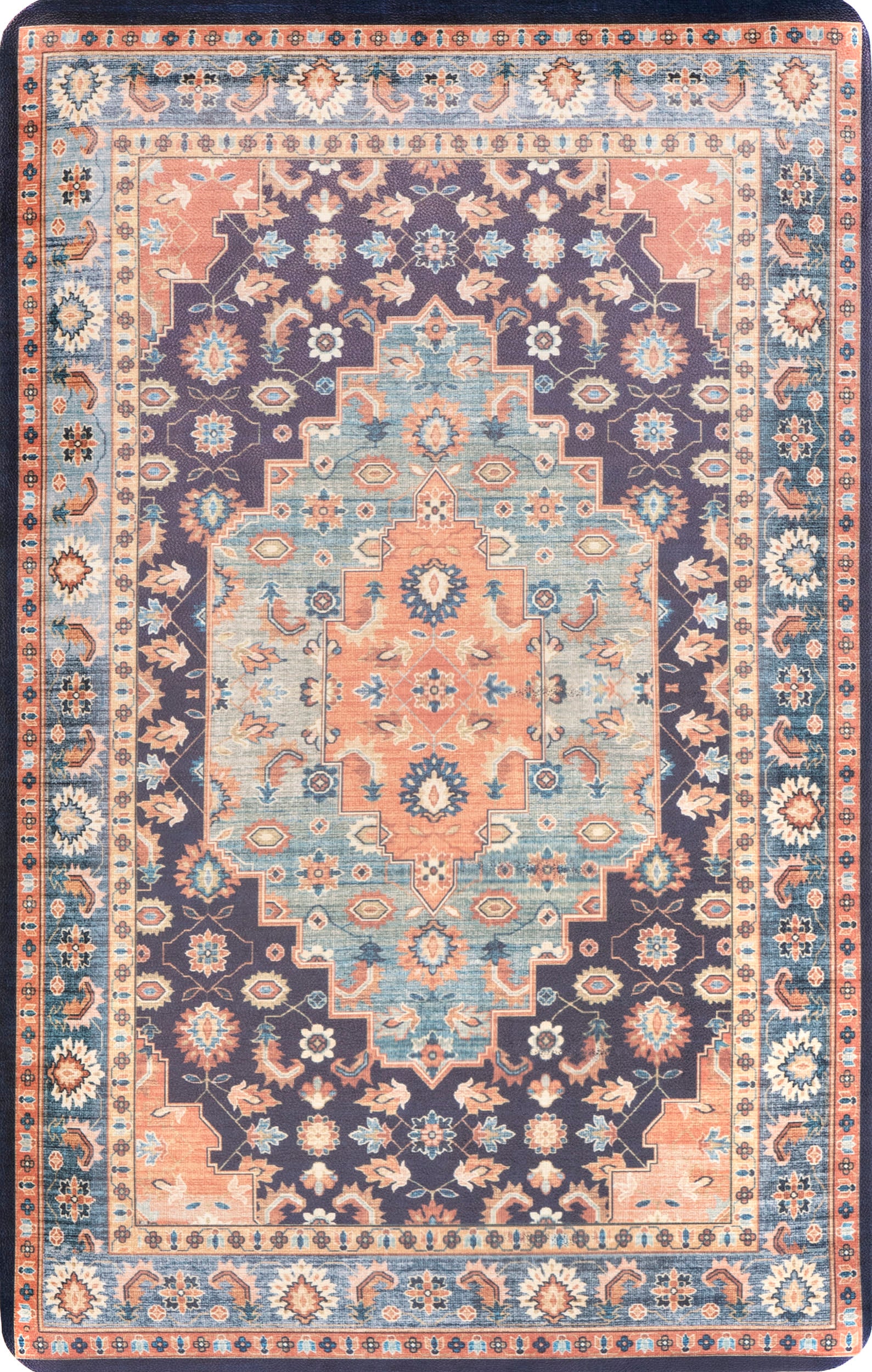 Persian Medallion Anti-Fatigue Mat | Blue