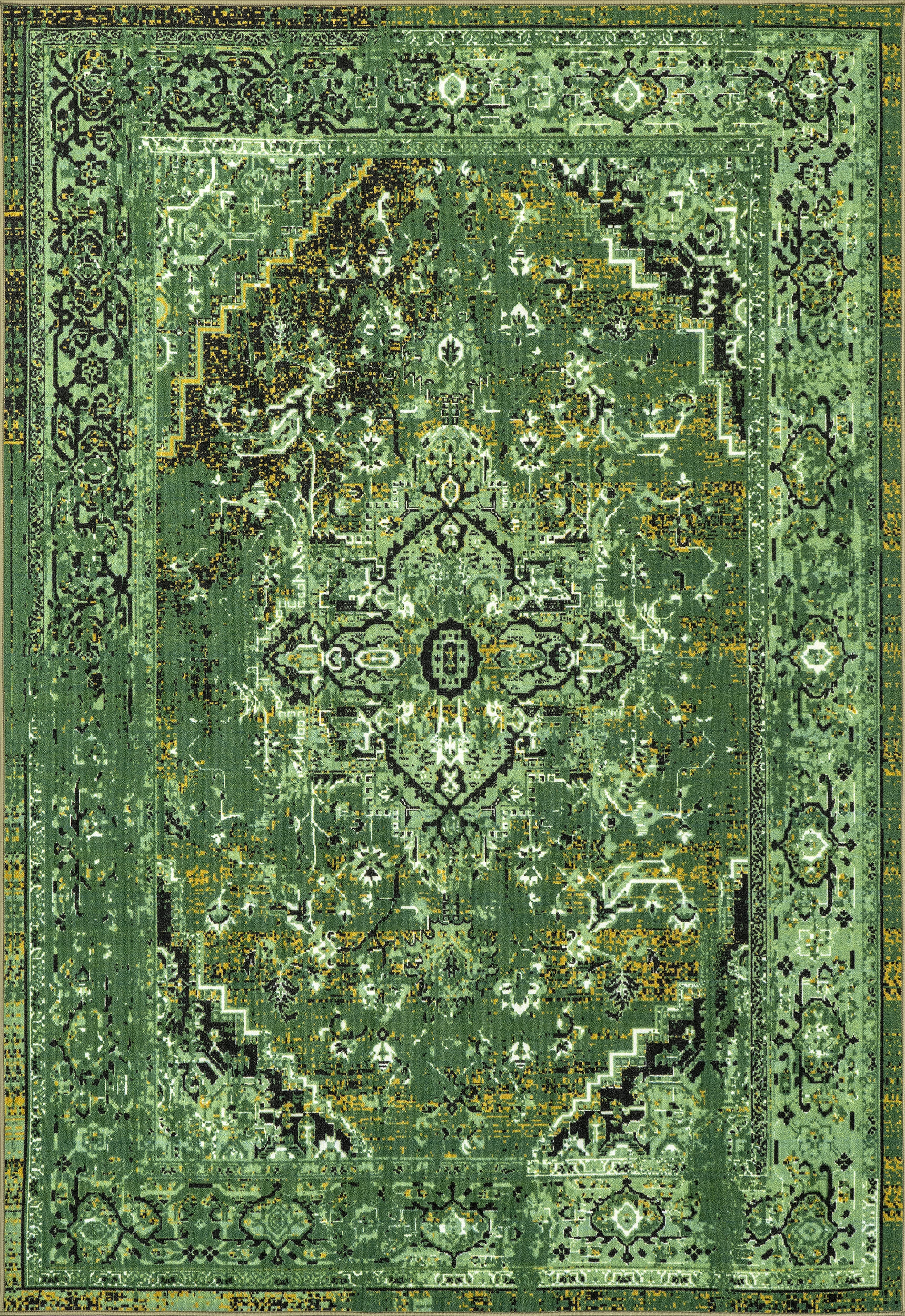 Persian Vintage Rug | Green