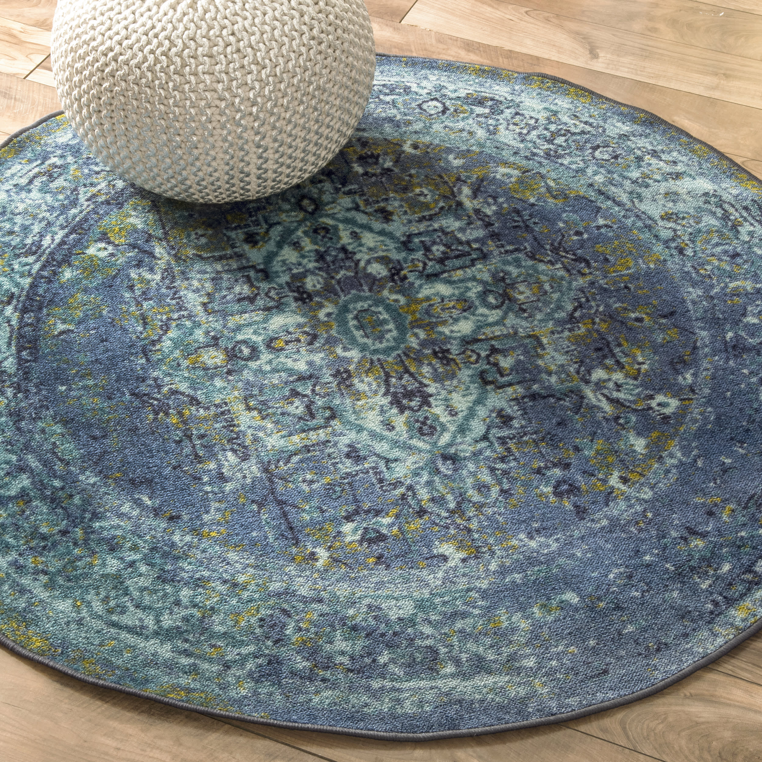 Persian Vintage Rug | Teal - Image 2