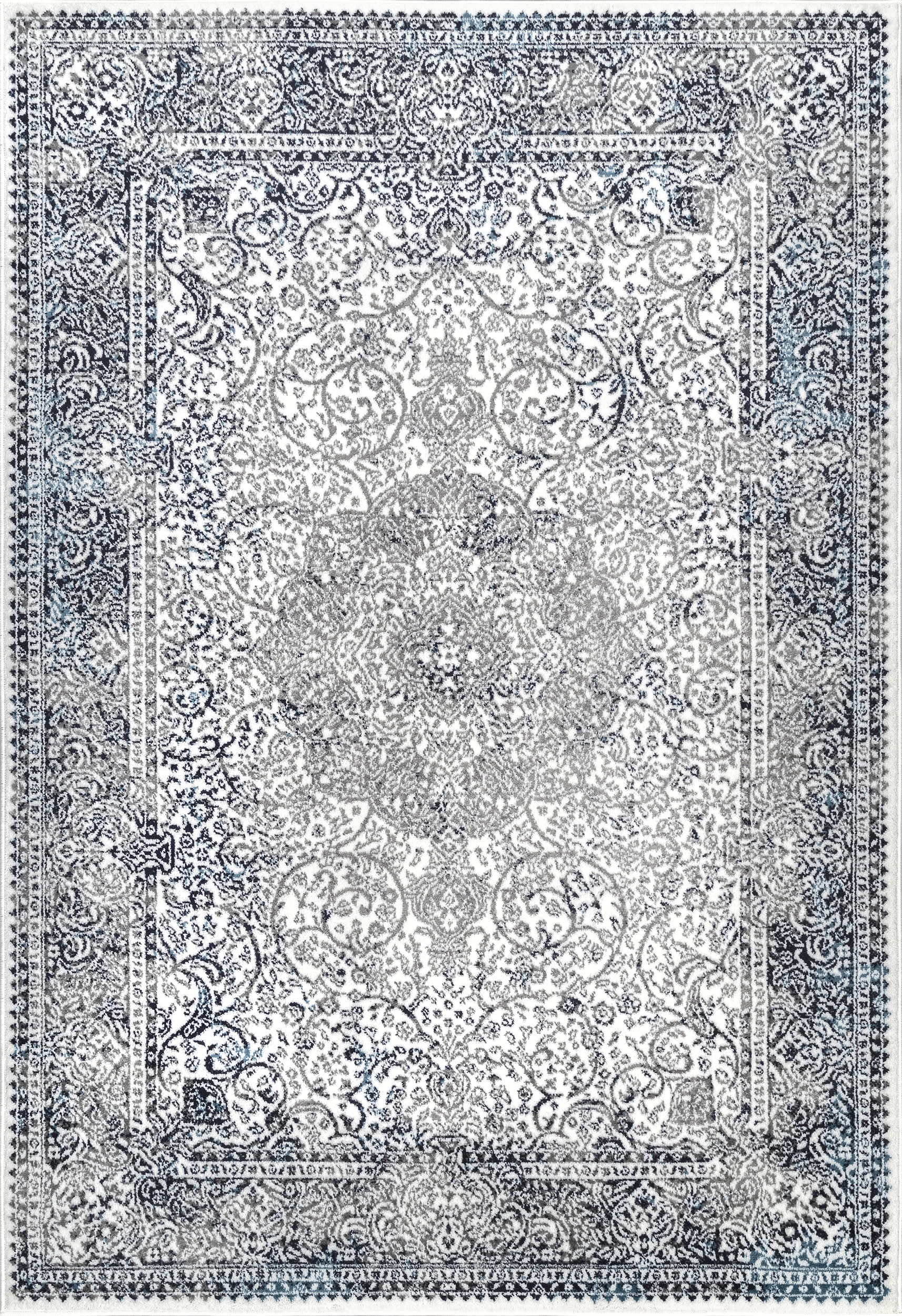 Persian Wreath Rug | Blue