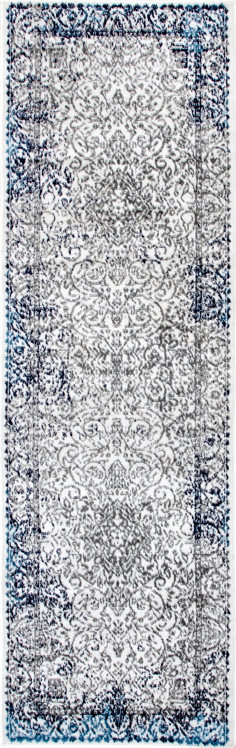 Persian Wreath Rug | Blue