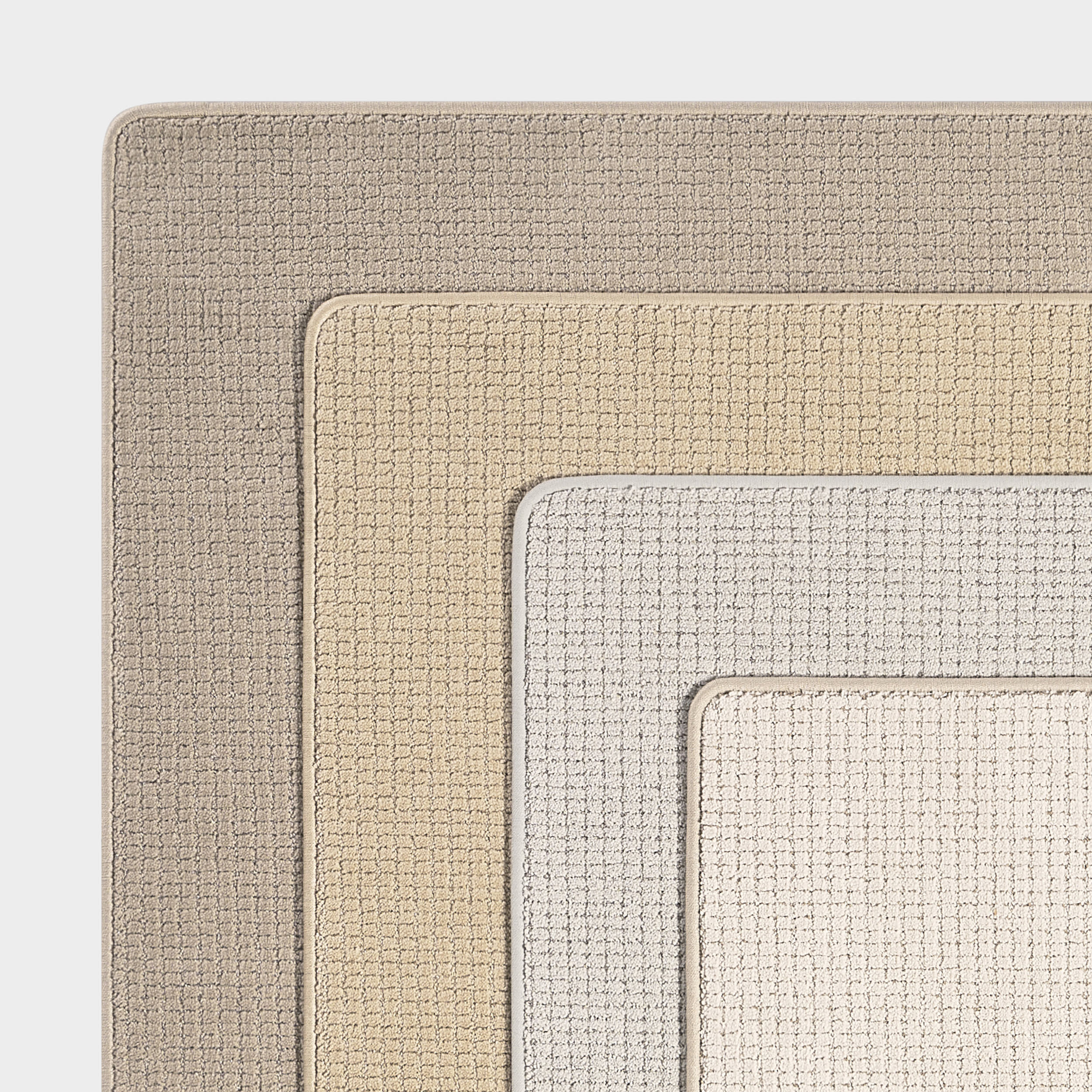 Petrel Micro-Checked Custom Rug | Taupe - Image 5