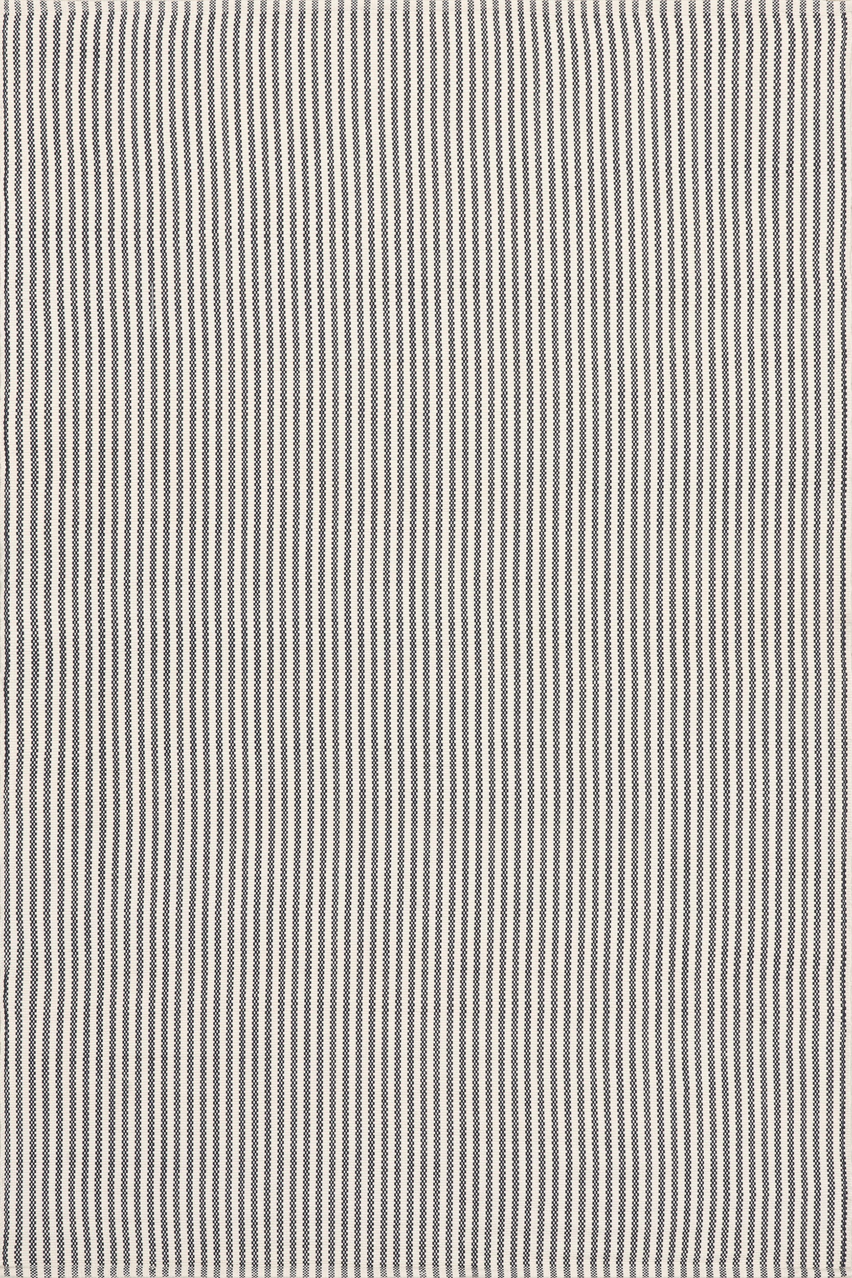 Pinstripe Handwoven Indoor/Outdoor Rug | Blue