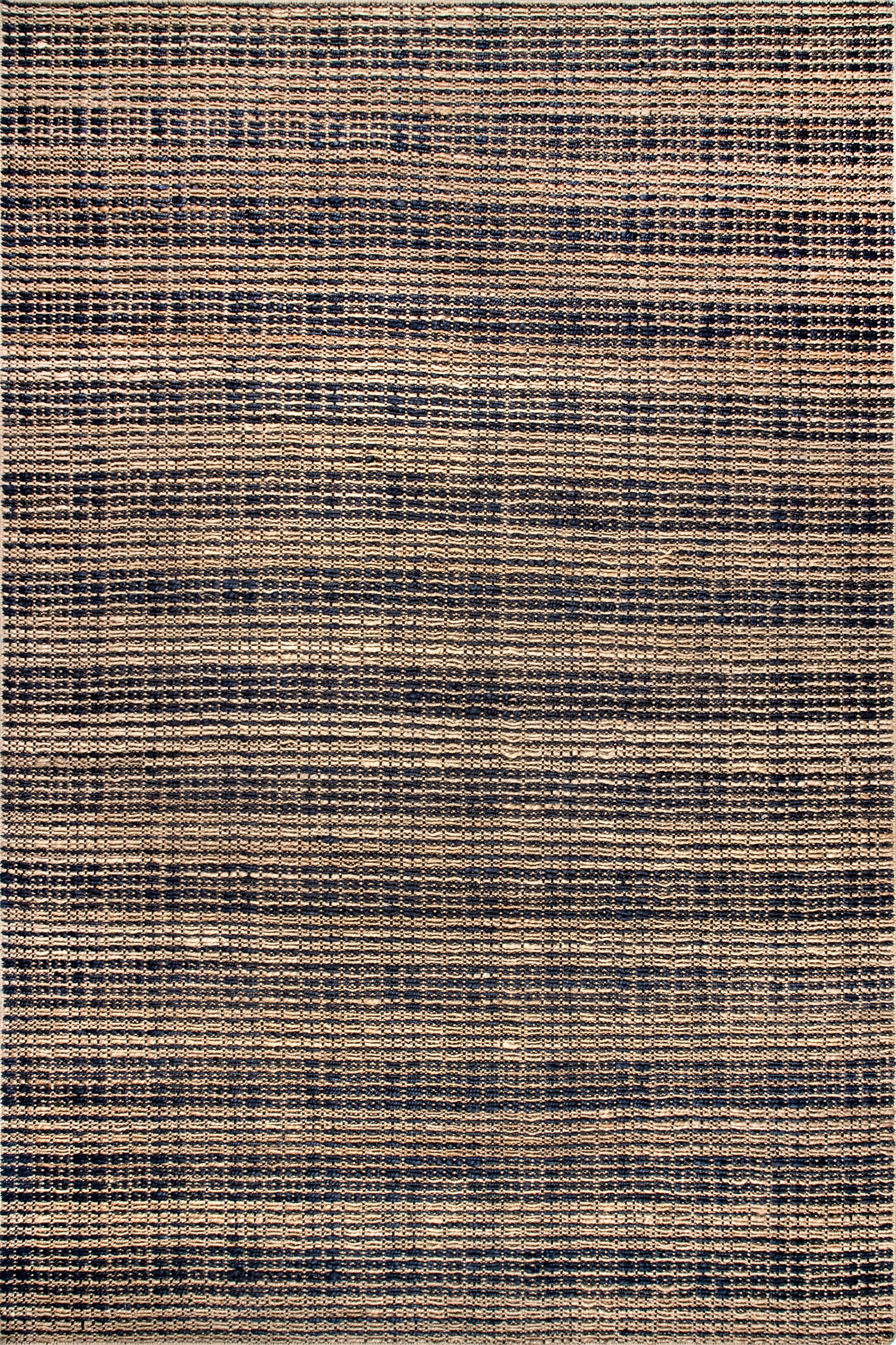 Plaid Jute Rug | Natural