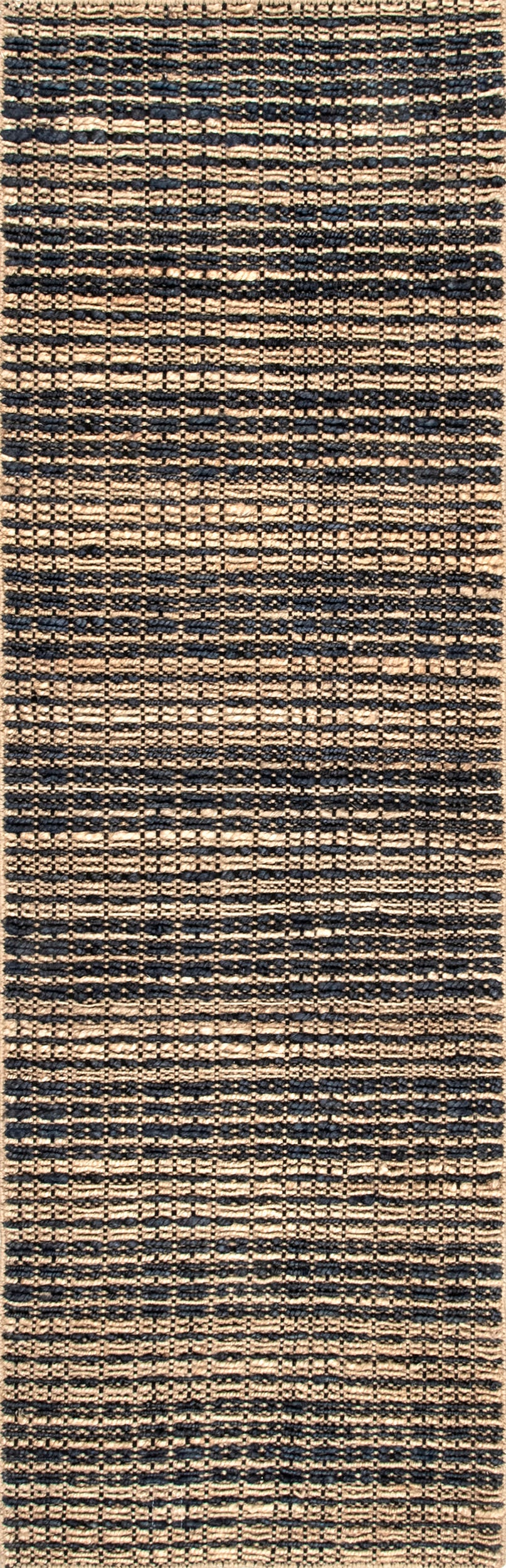 Plaid Jute Rug | Natural